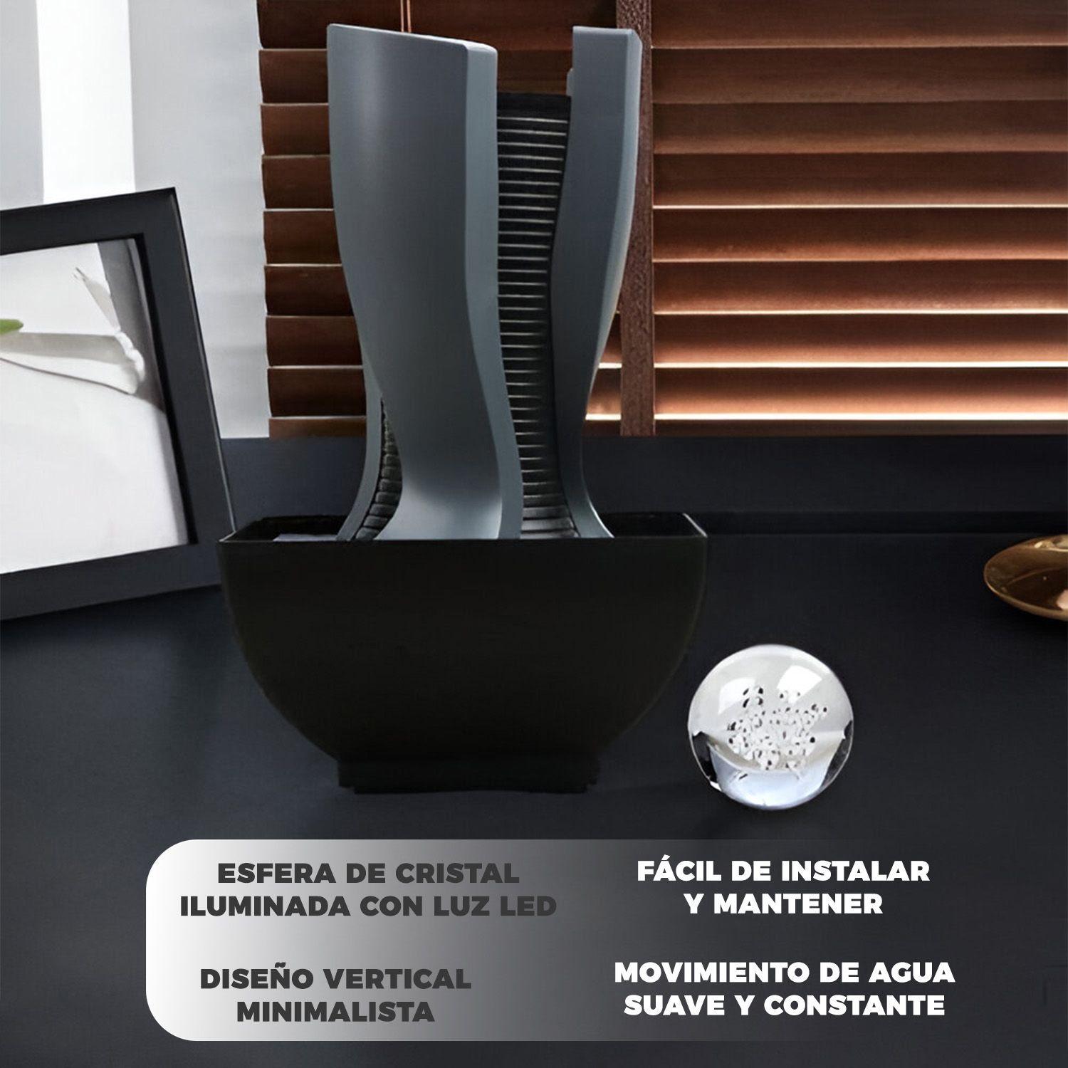Fuente De Mesa Cascada De Agua Feng Shui Arte Moderno-2