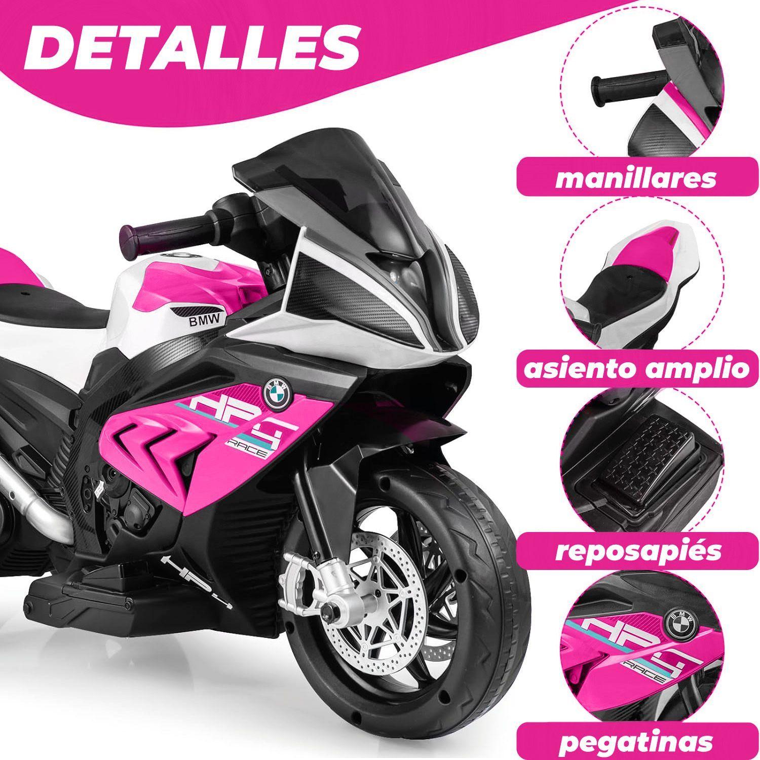  Moto Niños Electrica 3 Ruedas Nitro Italy V4 Luz Y Sonido-4