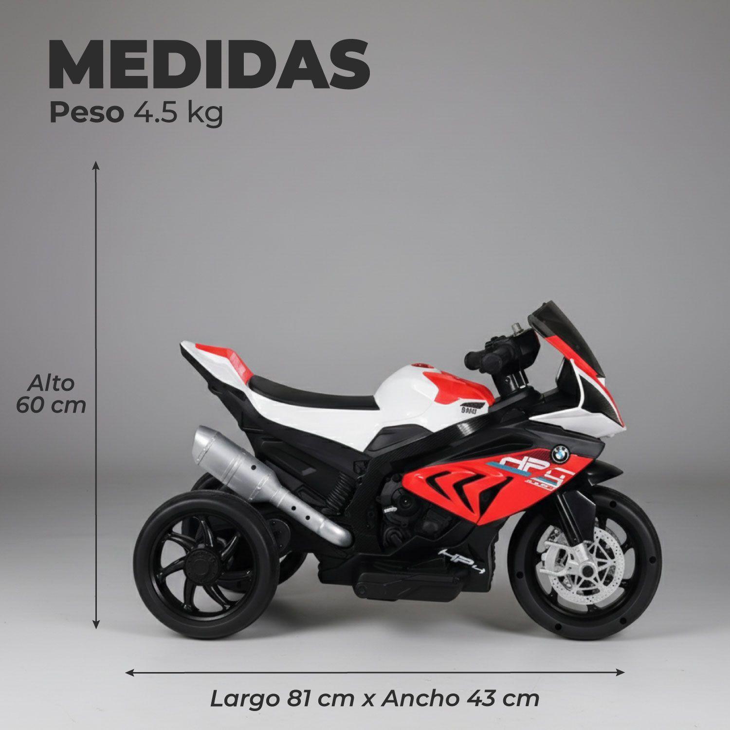  Moto Niños Electrica 3 Ruedas Nitro Italy V4 Luz Y Sonido-2