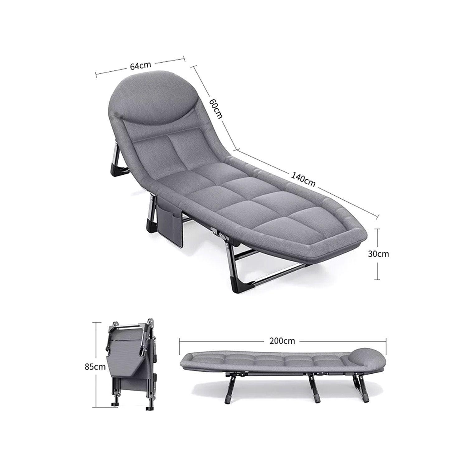 Catre Campaña Acolchado Cama Camping Plegable Outdoor-2