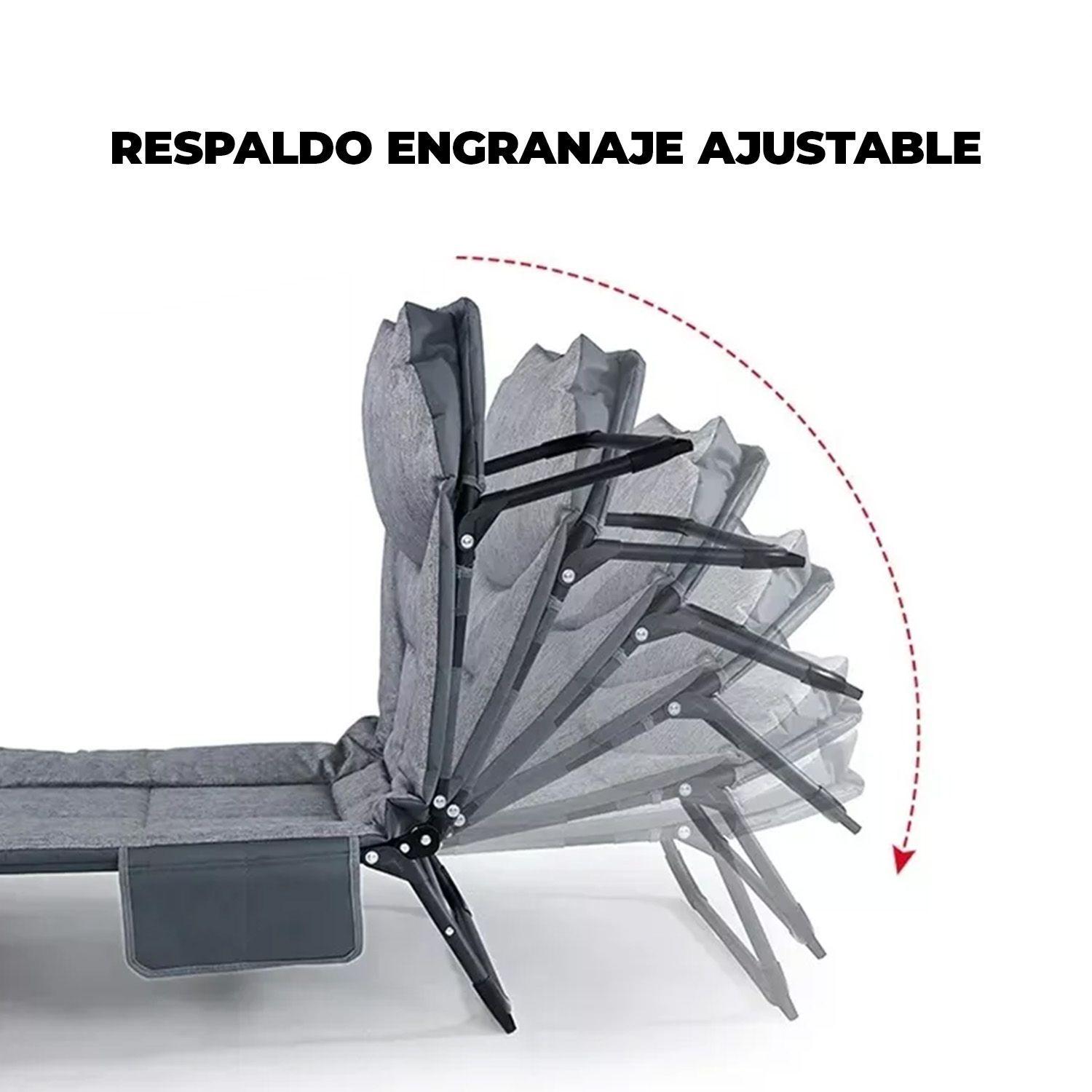Catre Campaña Acolchado Cama Camping Plegable Outdoor-4