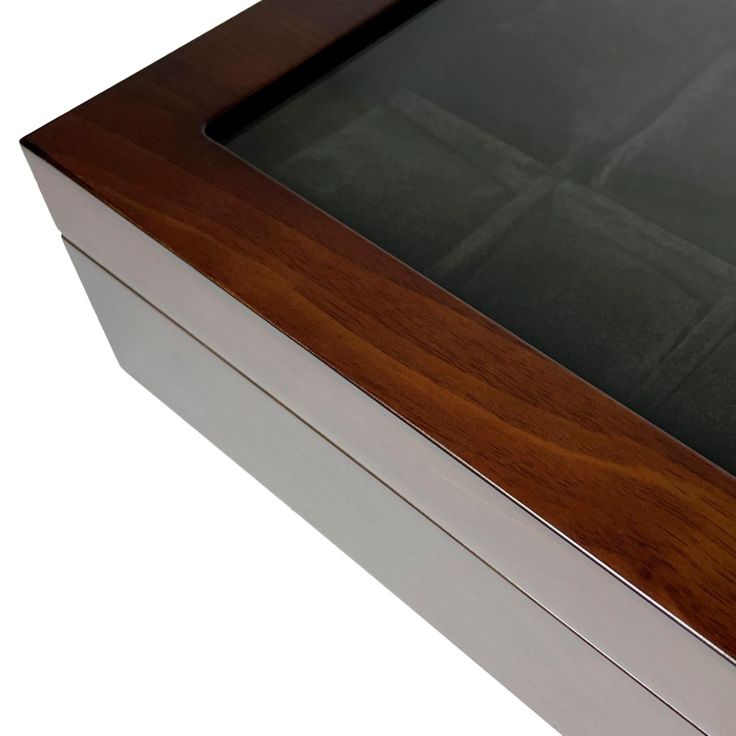 CAJA ESTUCHE ORGANIZADOR DE 10 RELOJES DE LUJO-3