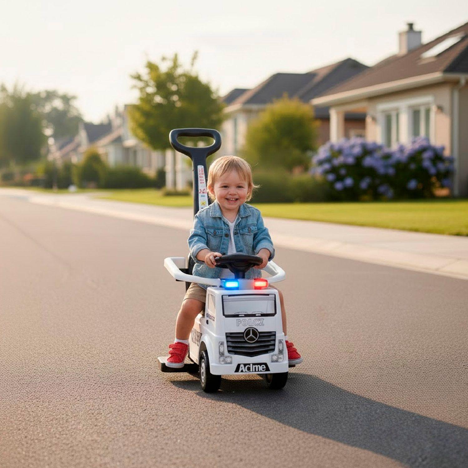 Correpasillos Policía Caminador Andador con Mango-3