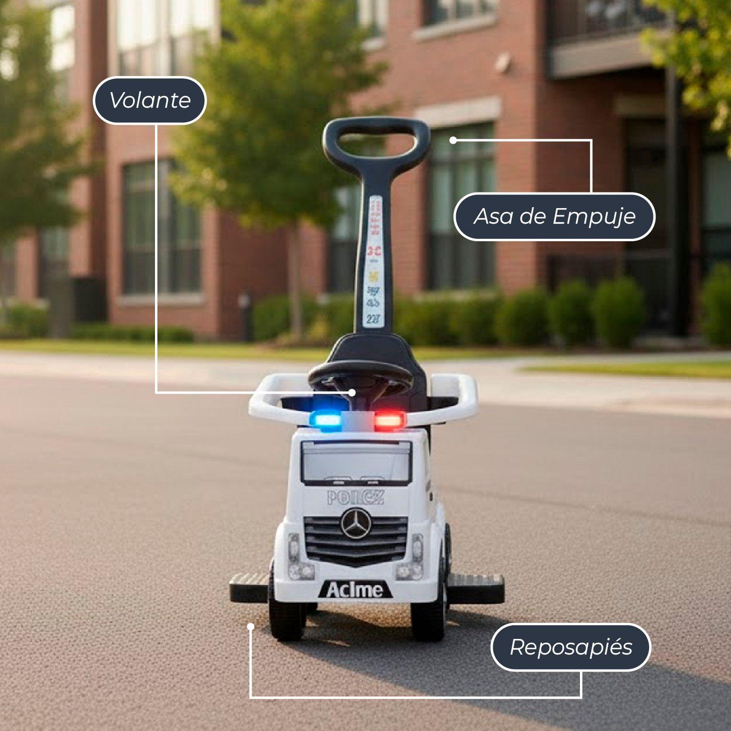 Correpasillos Policía Caminador Andador con Mango-4