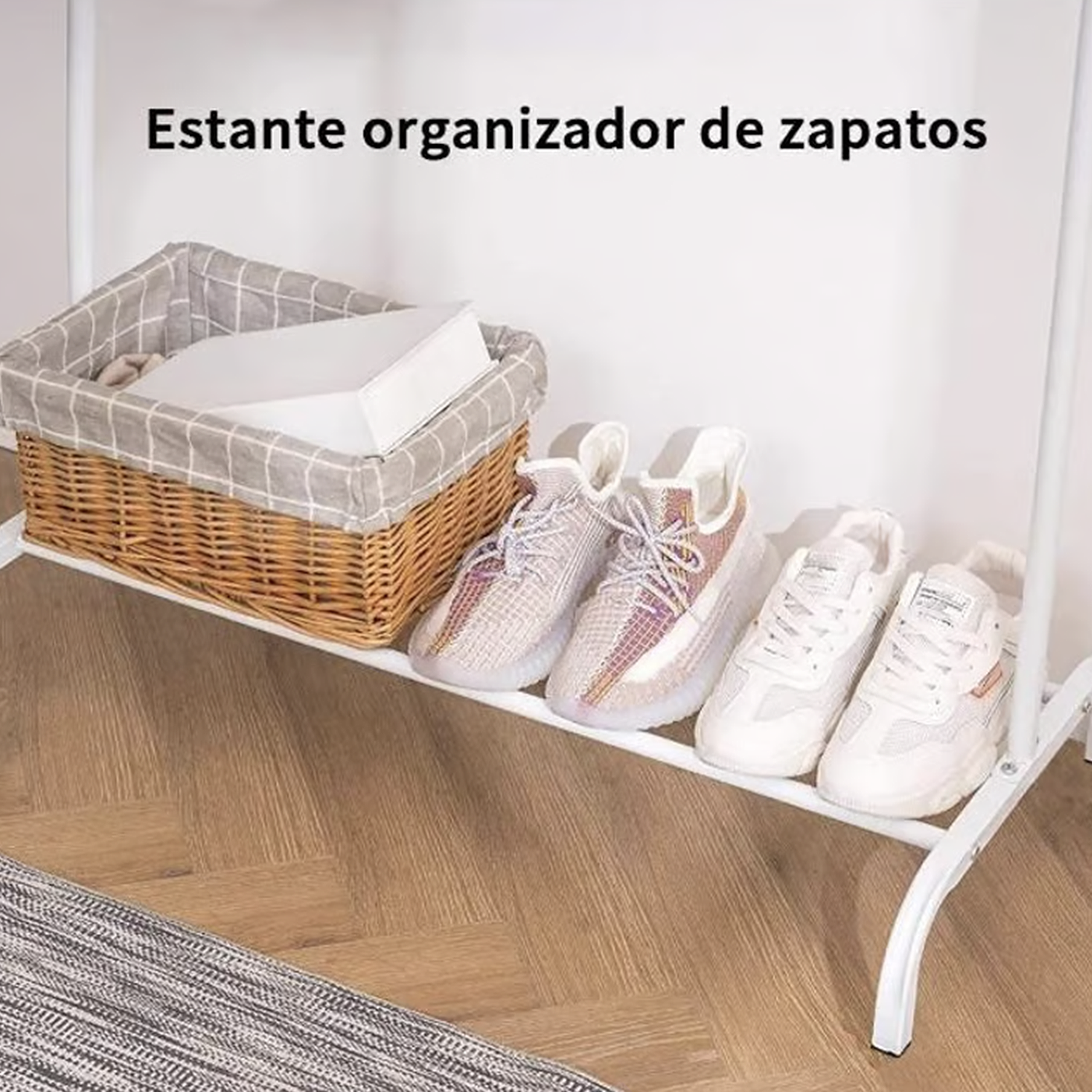 Perchero Colgador de Ropa Simple Metalico Resistente-6