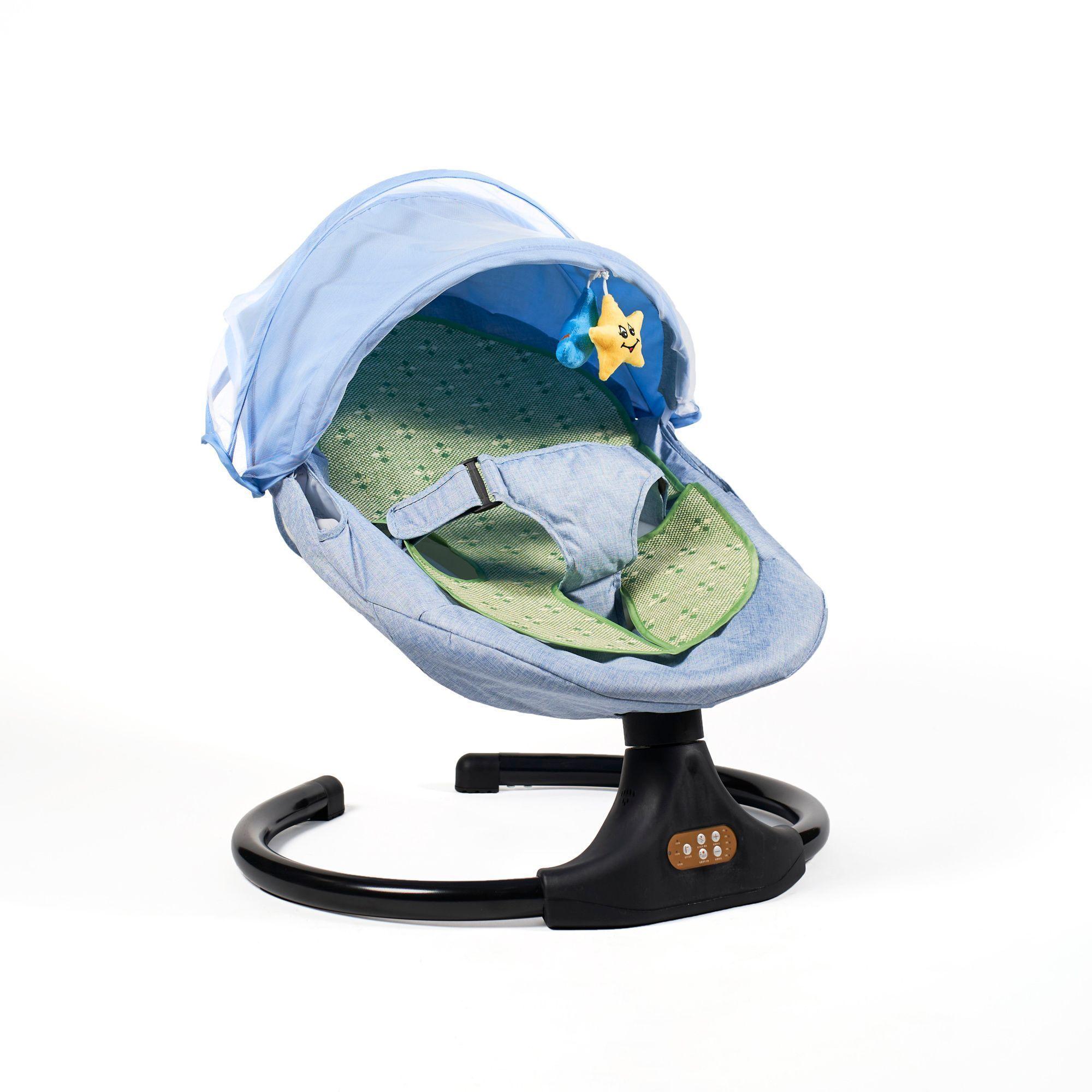 Silla Cuna Mecedora Bebe Musical Automatica Inteligente-1