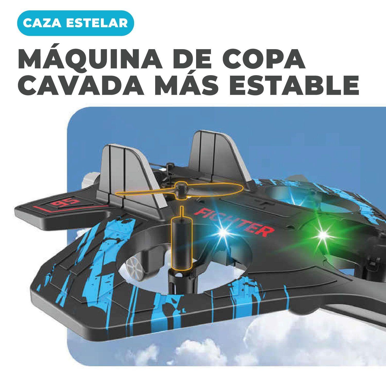 Avion Drone Niños Control Remoto Antigolpe Recargable -3