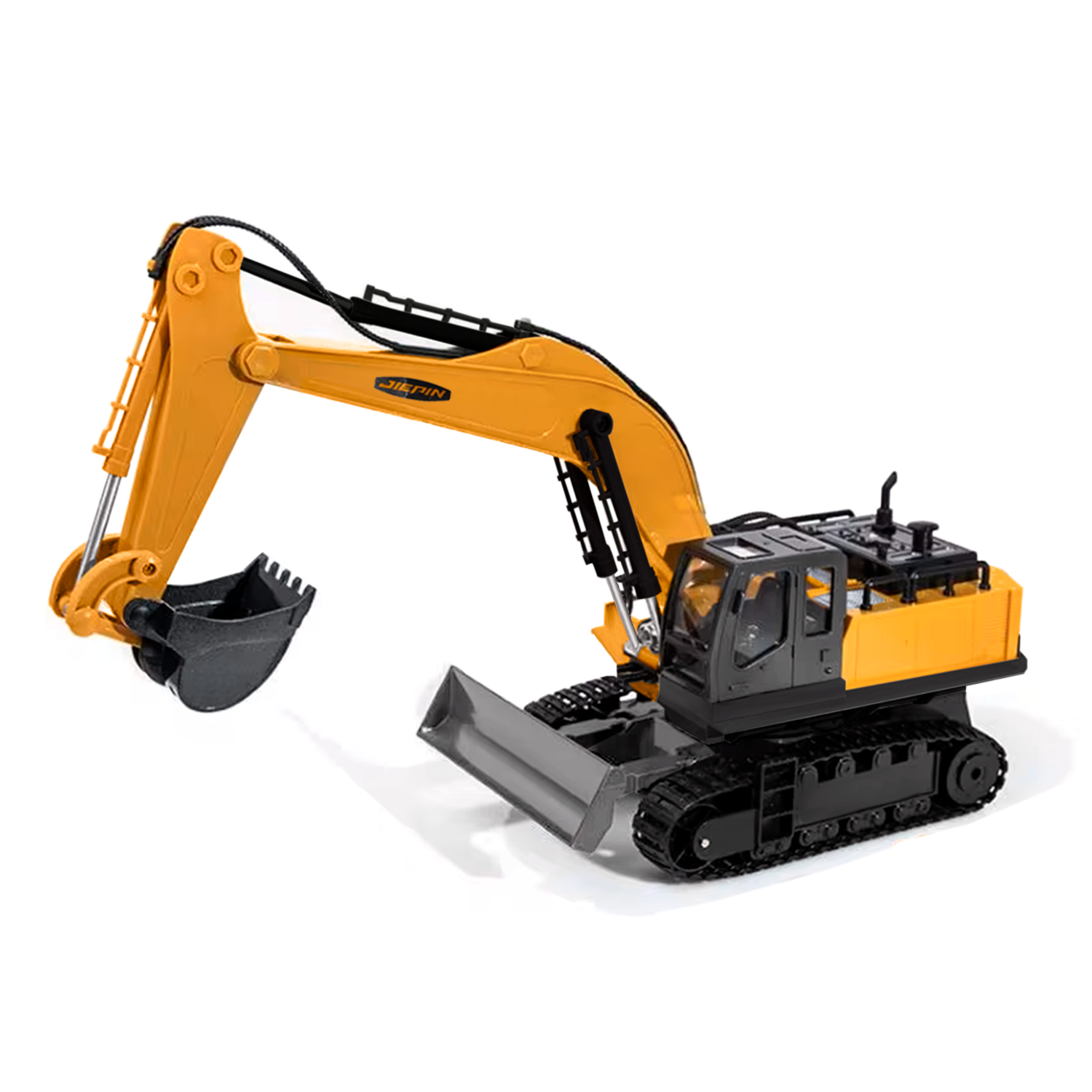 Excavadora De Aleación A Control Remoto Modelo 5018 Amarillo-0