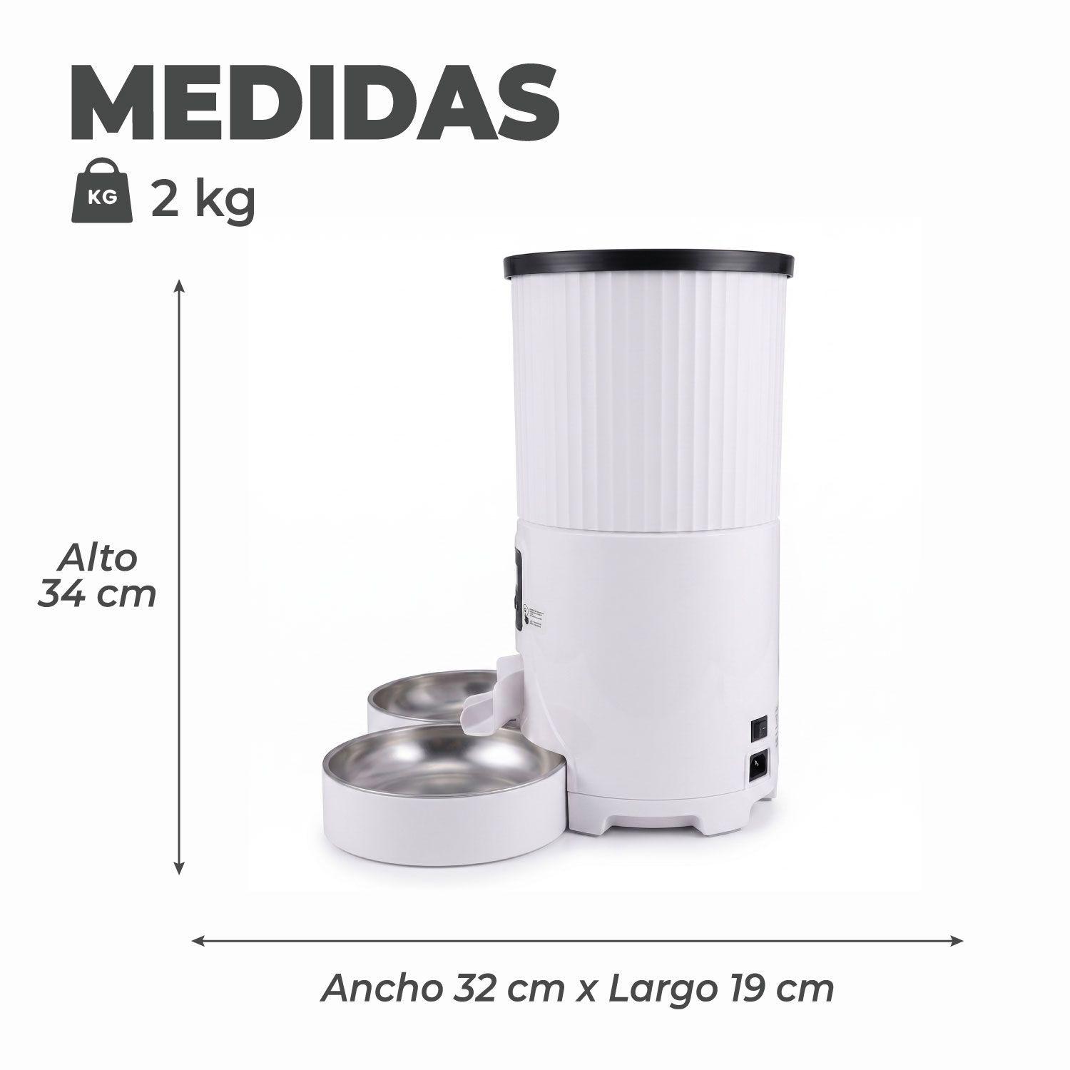 Dispensador Automatico  Comida Mascotas 4 lts.-2