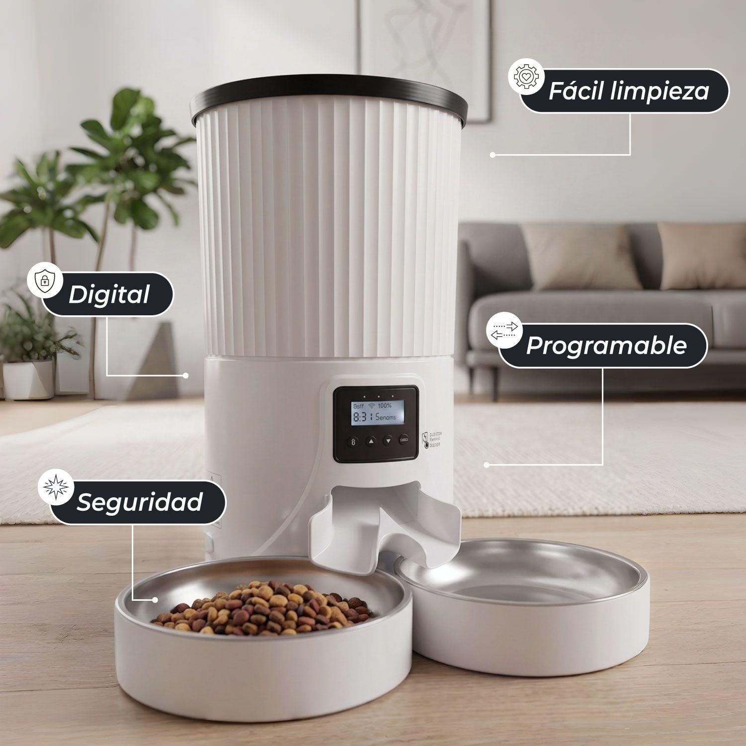 Dispensador Automatico  Comida Mascotas 4 lts.-3