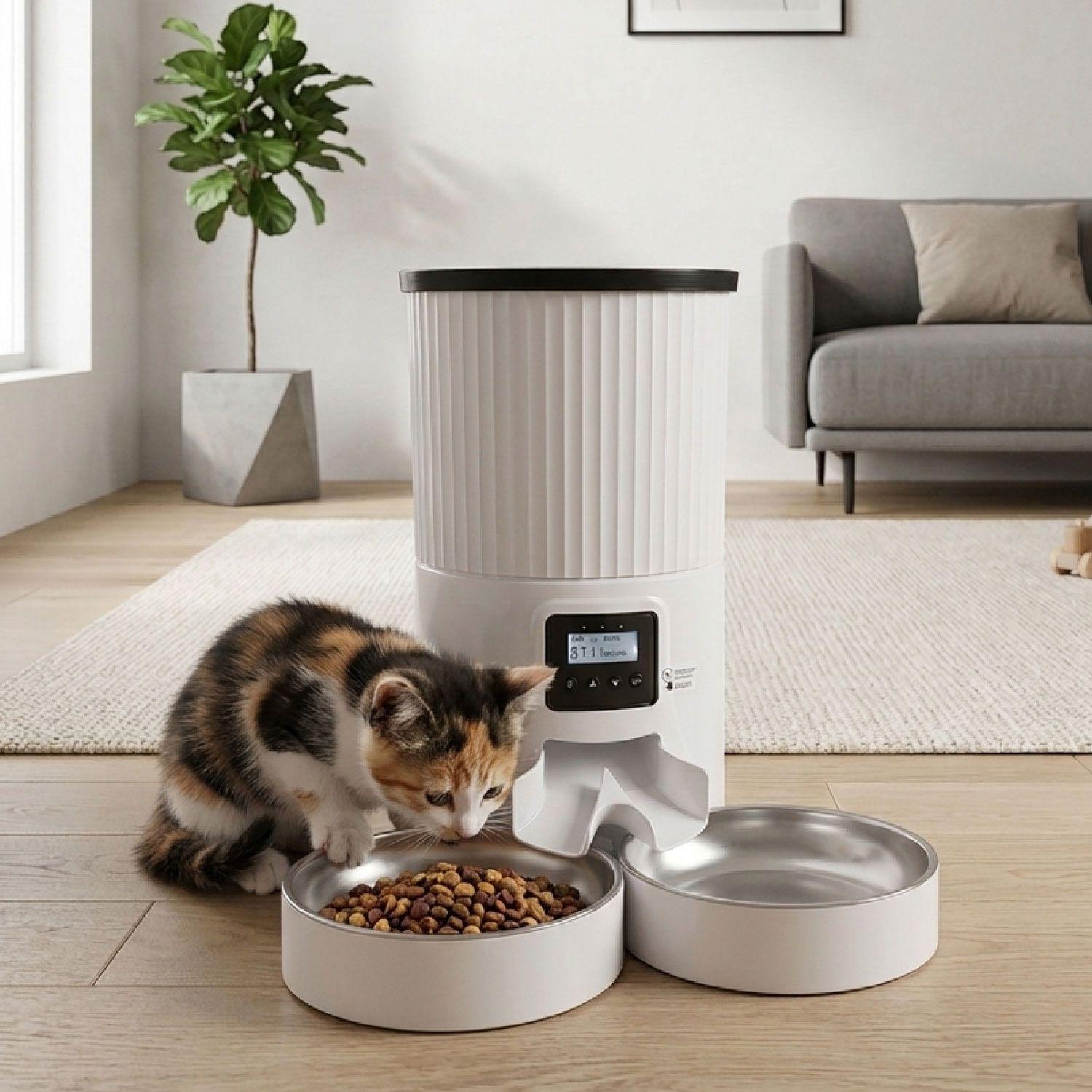 Dispensador Automatico  Comida Mascotas 4 lts.-4