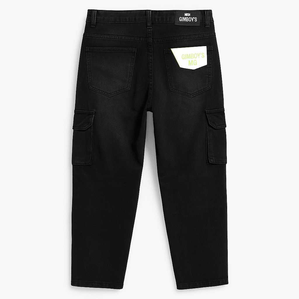Pantalón Jeans Cargo Baggy Niño-3