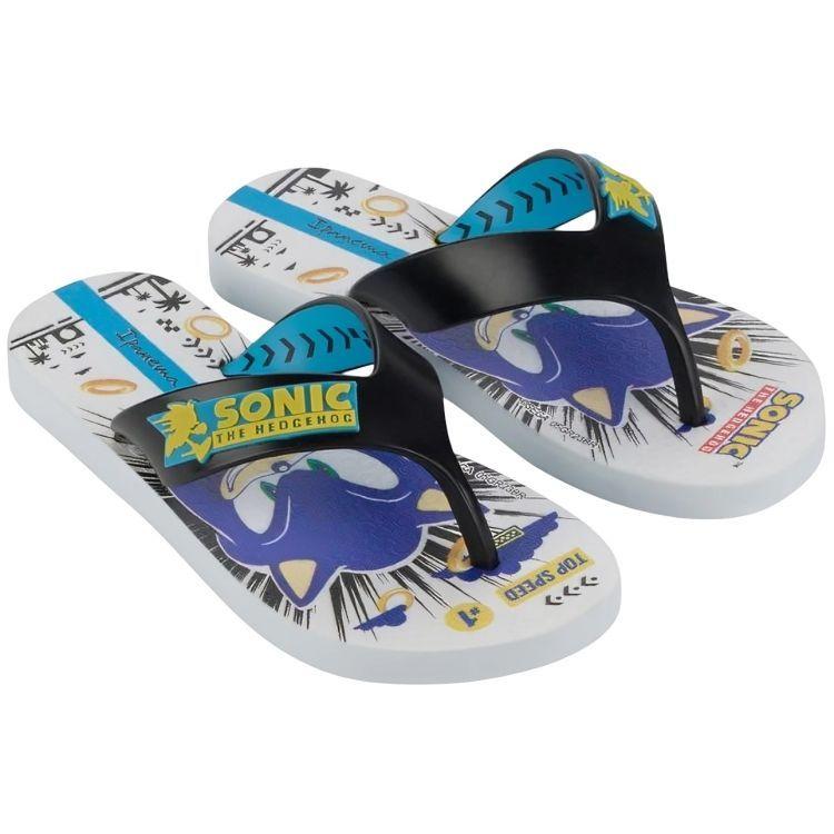 Sandalia Infantil Blanco/negro Sonic Ipanema-0