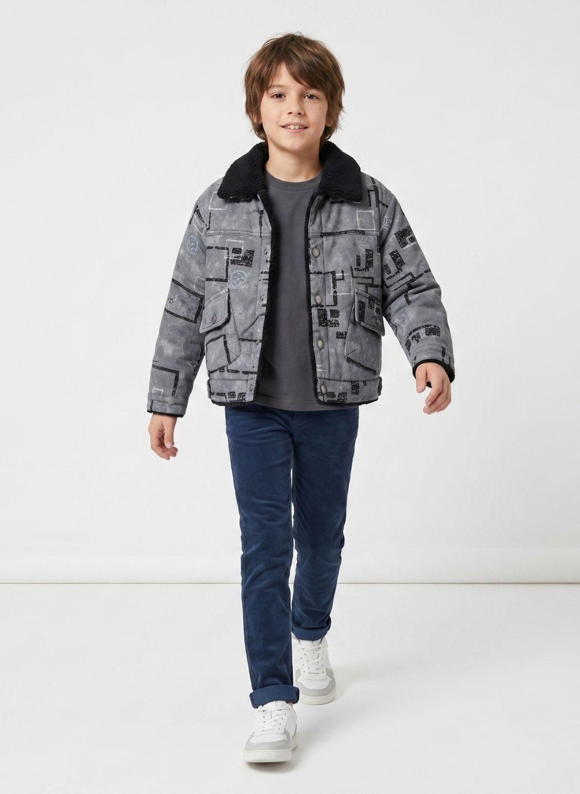 Chaqueta Invierno Ni o Forrada Chiporro Abrigo T rmico-0