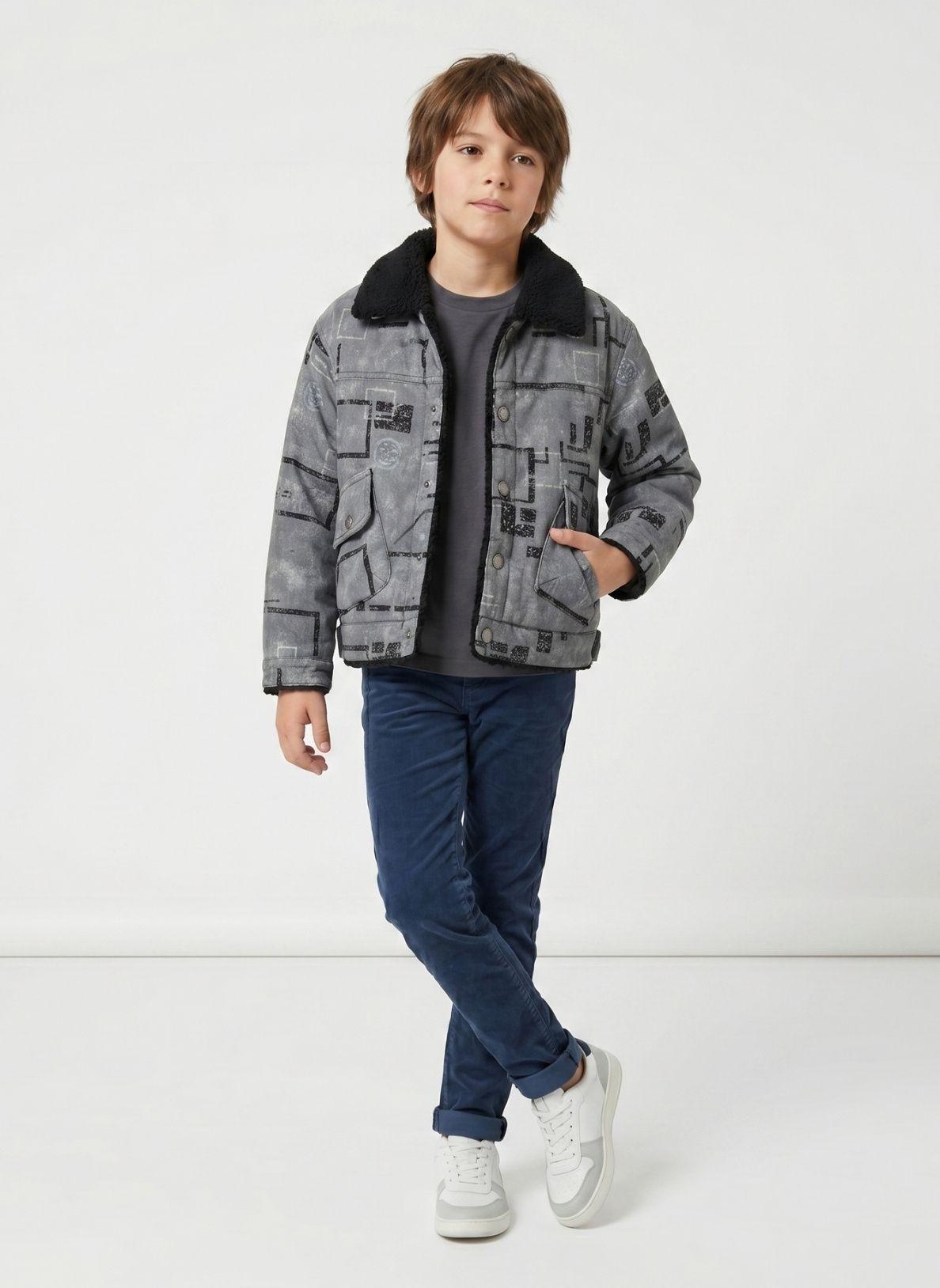Chaqueta Invierno Ni o Forrada Chiporro Abrigo T rmico-1