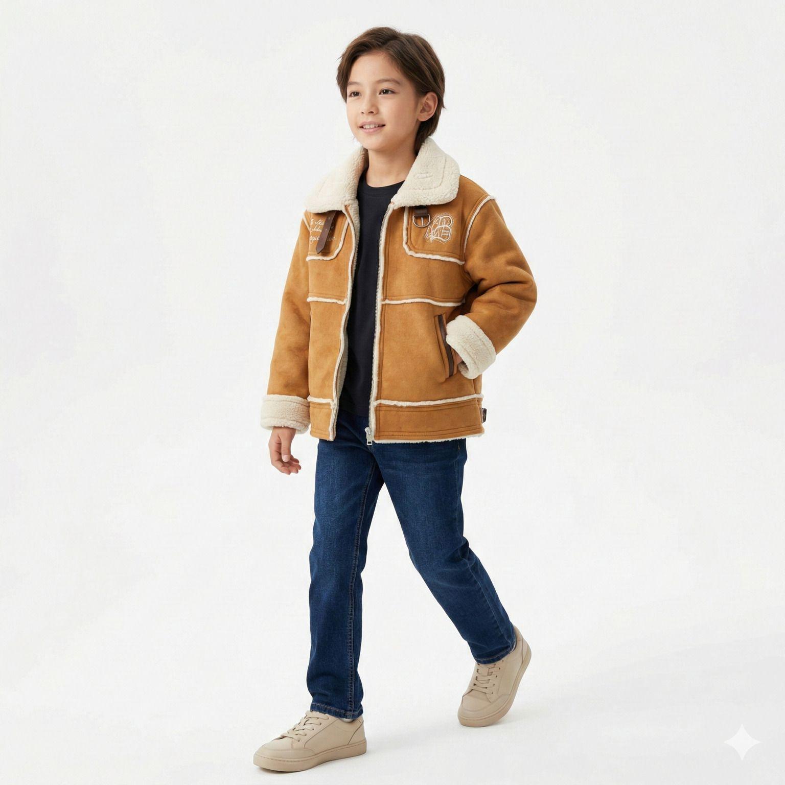 Chaqueta Aviador Unisex Ni os Chiporro Invierno-4