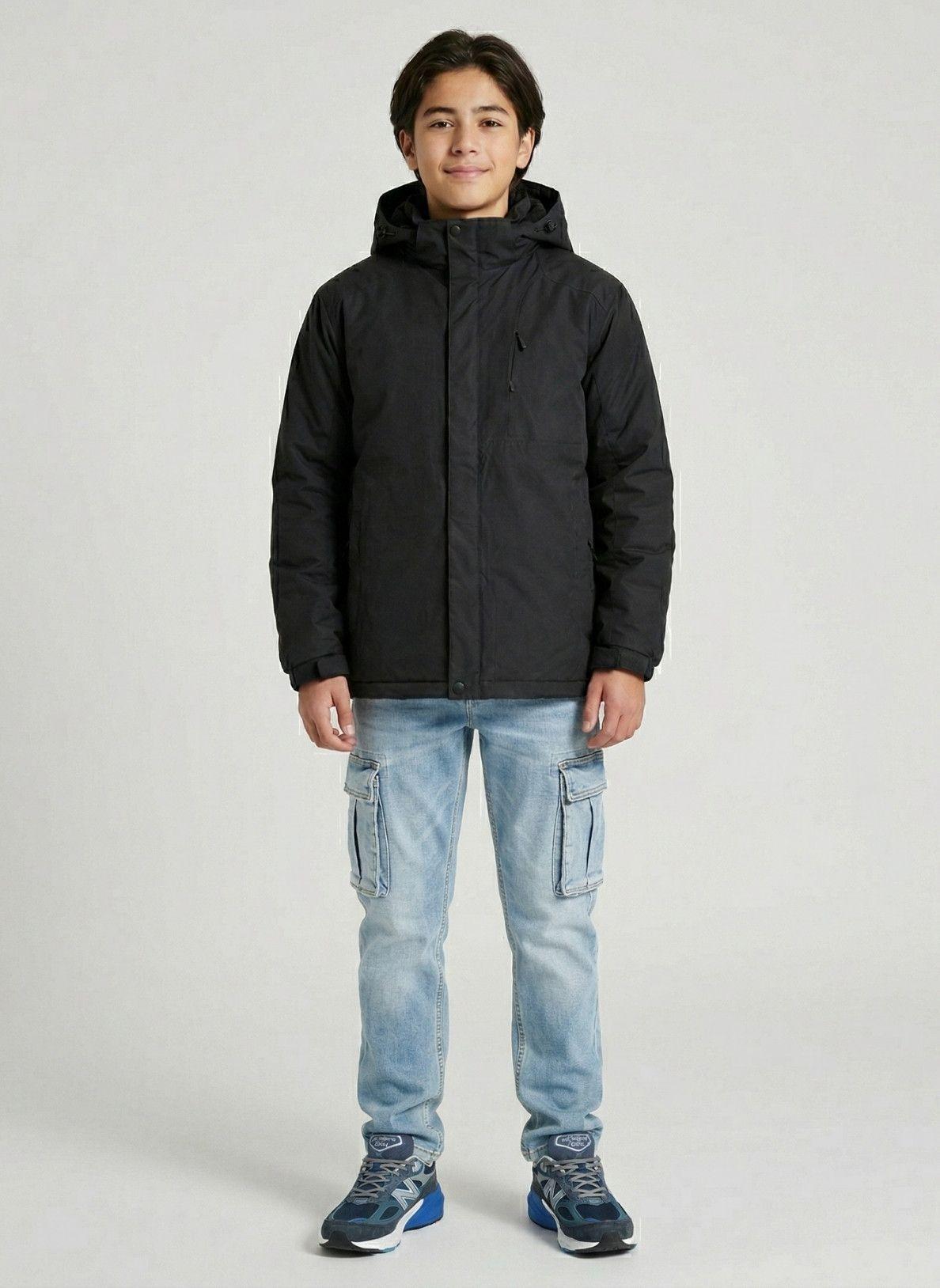 Chaqueta Impermeable Softshell Nino Parka Invierno Termica-3