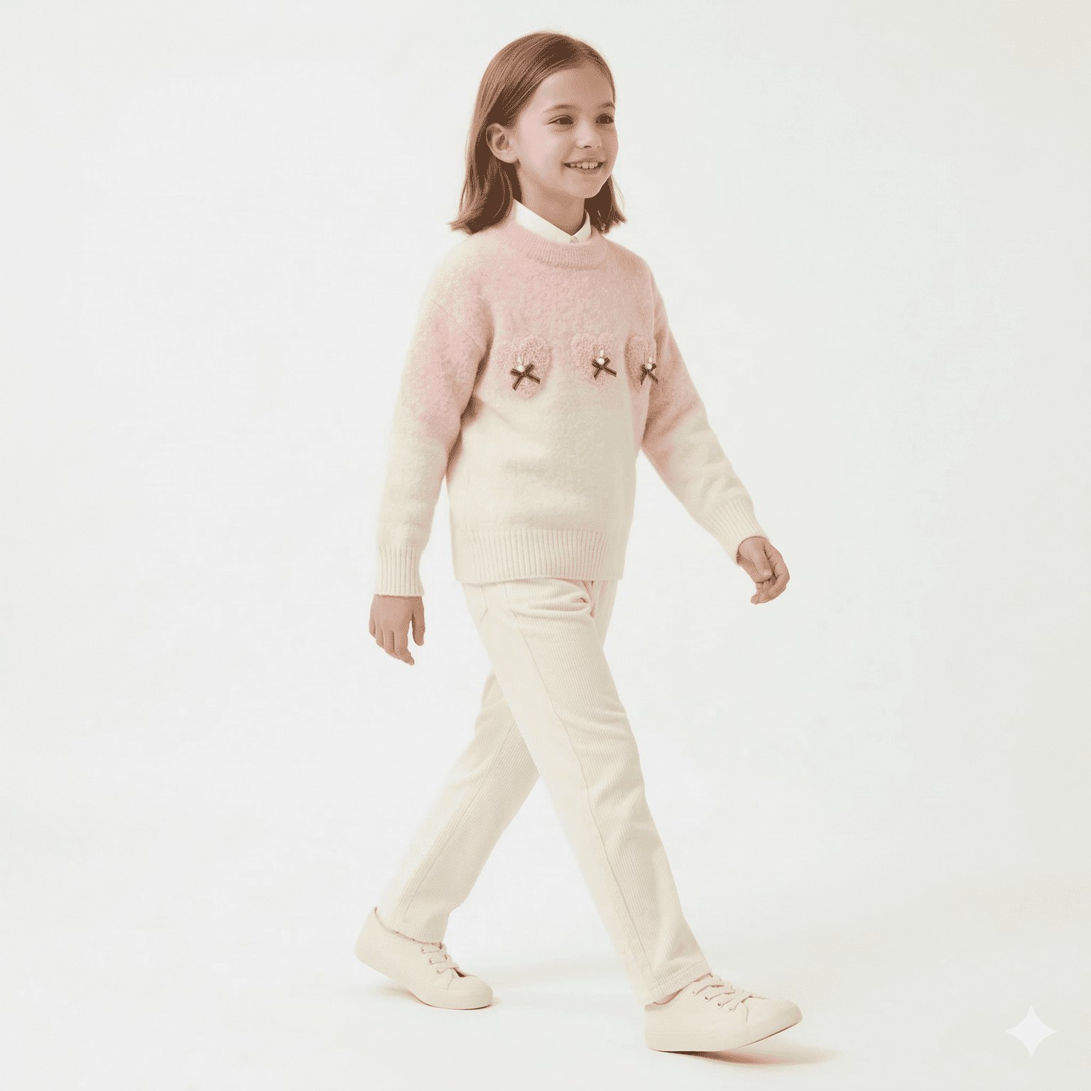 Su ter Ni a Coquette Corazones Y Conejos Estilo Coreano-2