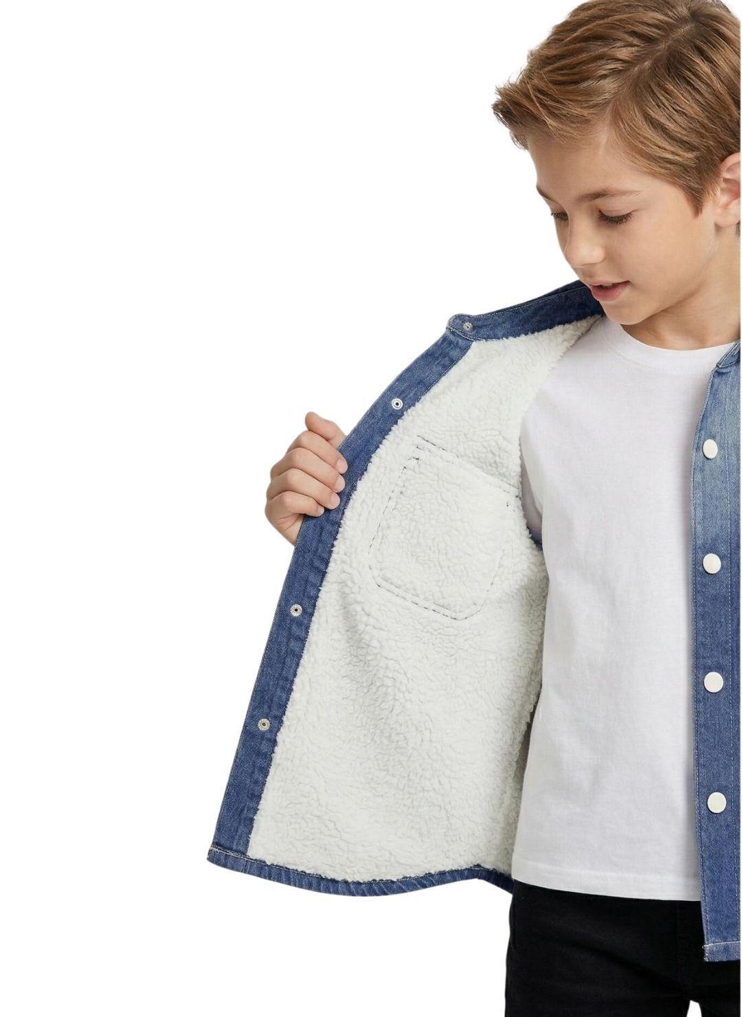 Sobrecamisa Mezclilla Ni o Denim Degradado Look Urbano-3