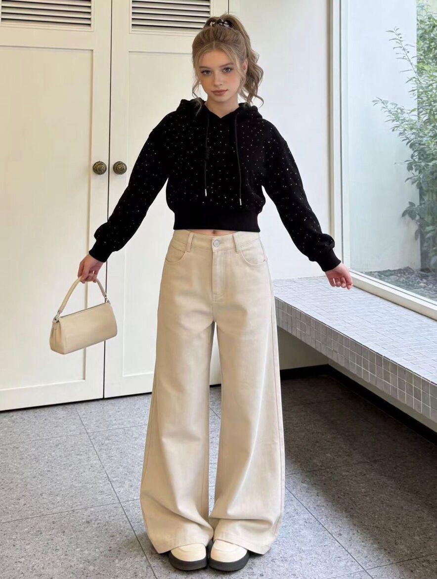 Poler n Crop Juvenil Con Capucha Dise os Brillantes-4