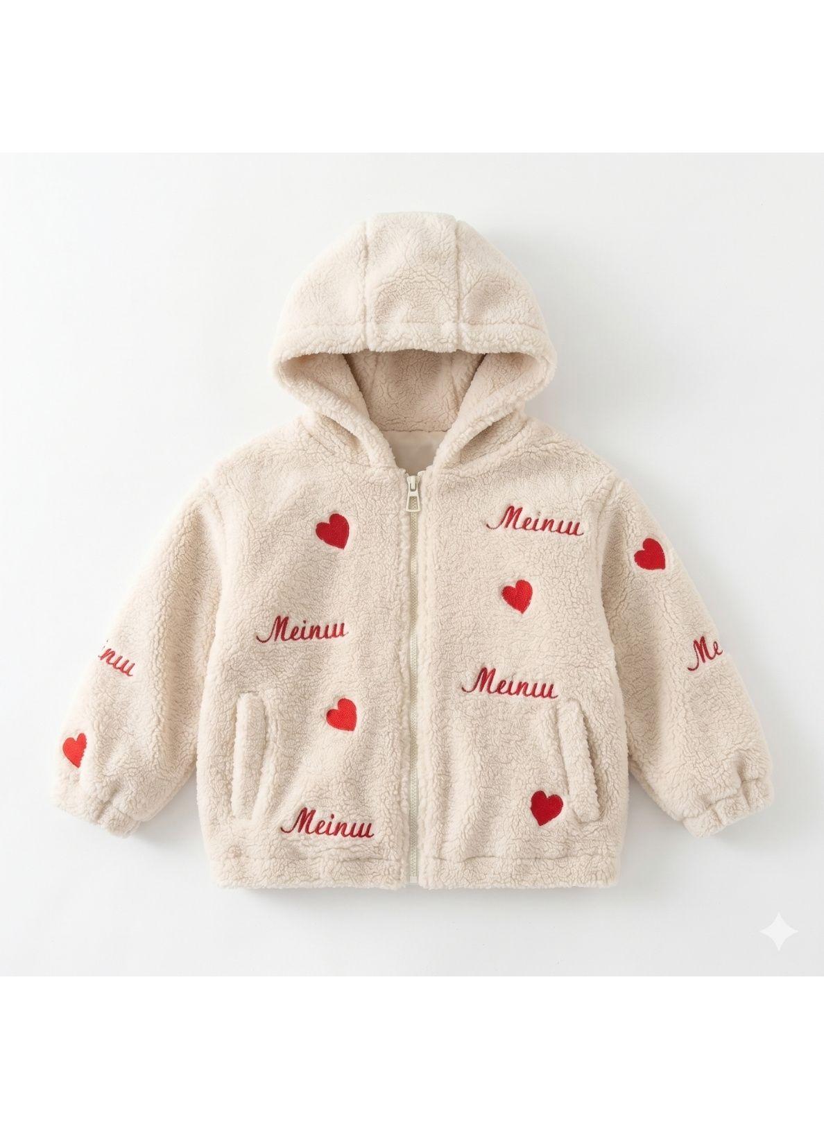 Chaqueta Chiporro Ni a Con Gorro Poler n Peludo Invierno-2
