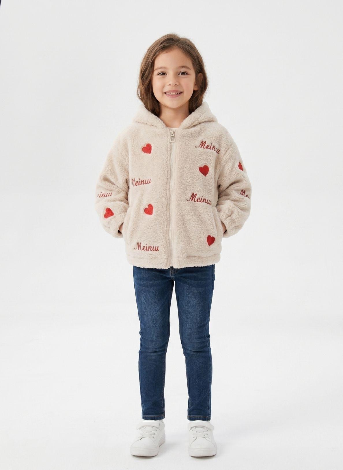 Chaqueta Chiporro Ni a Con Gorro Poler n Peludo Invierno-4