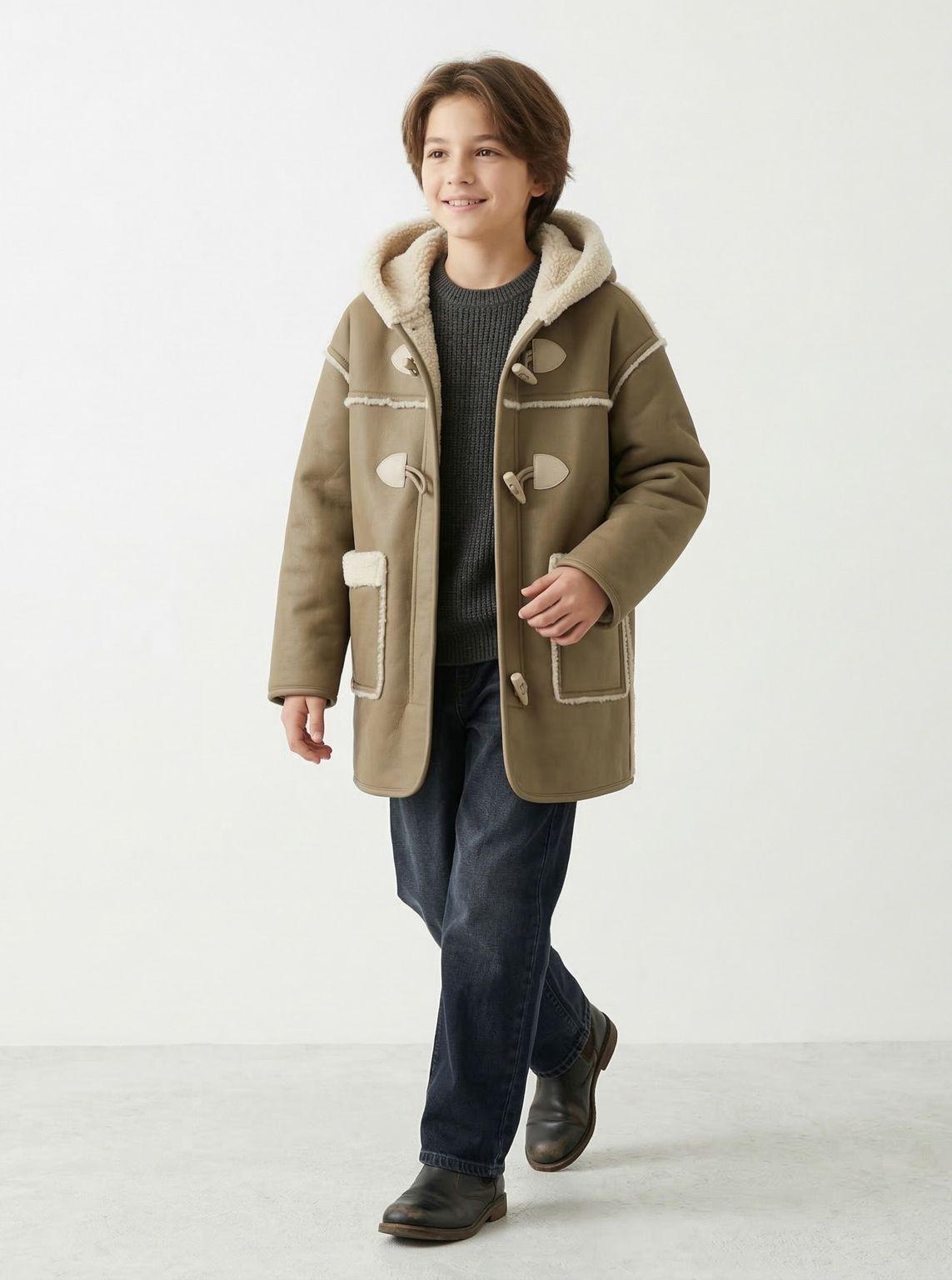 Chaqueta Ni o Invierno Forrada Chiporro Abrigo Calido-2