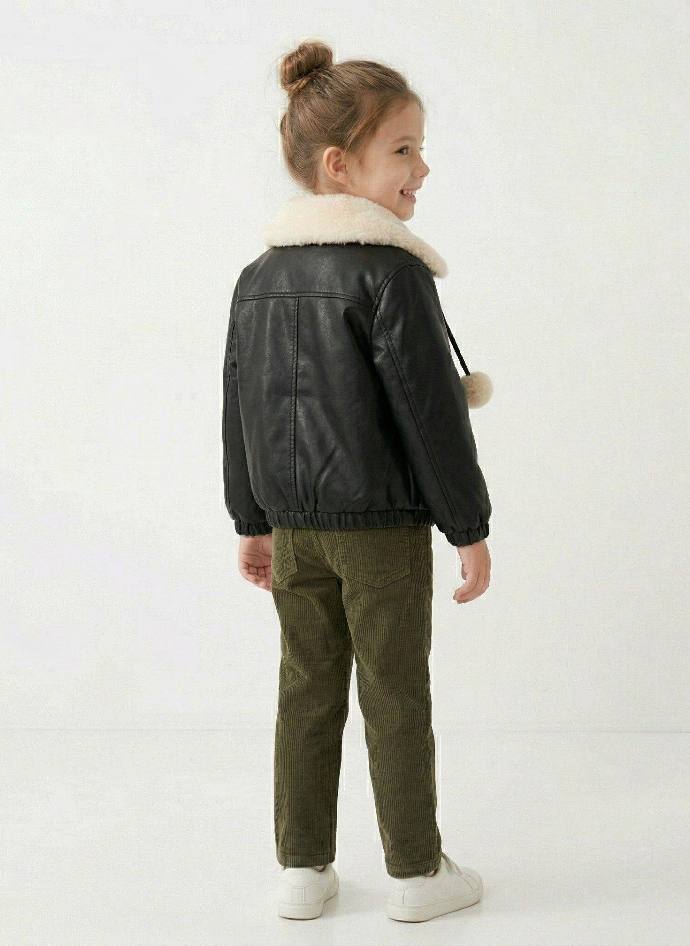 Chaqueta Ni a Ecocuero Chiporro Invierno Negra-2