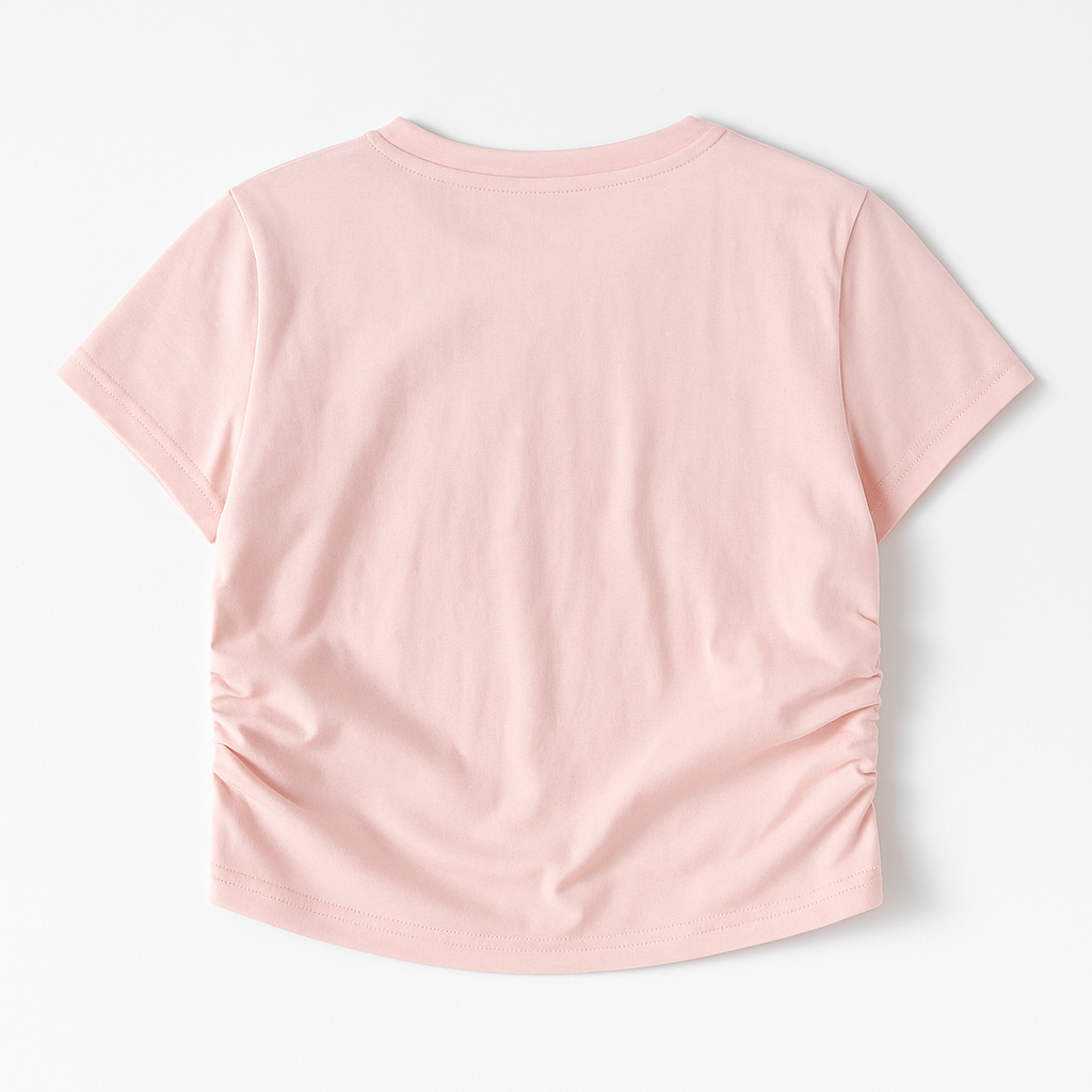 Polera Infantil Rosada Estampado Personaje-3