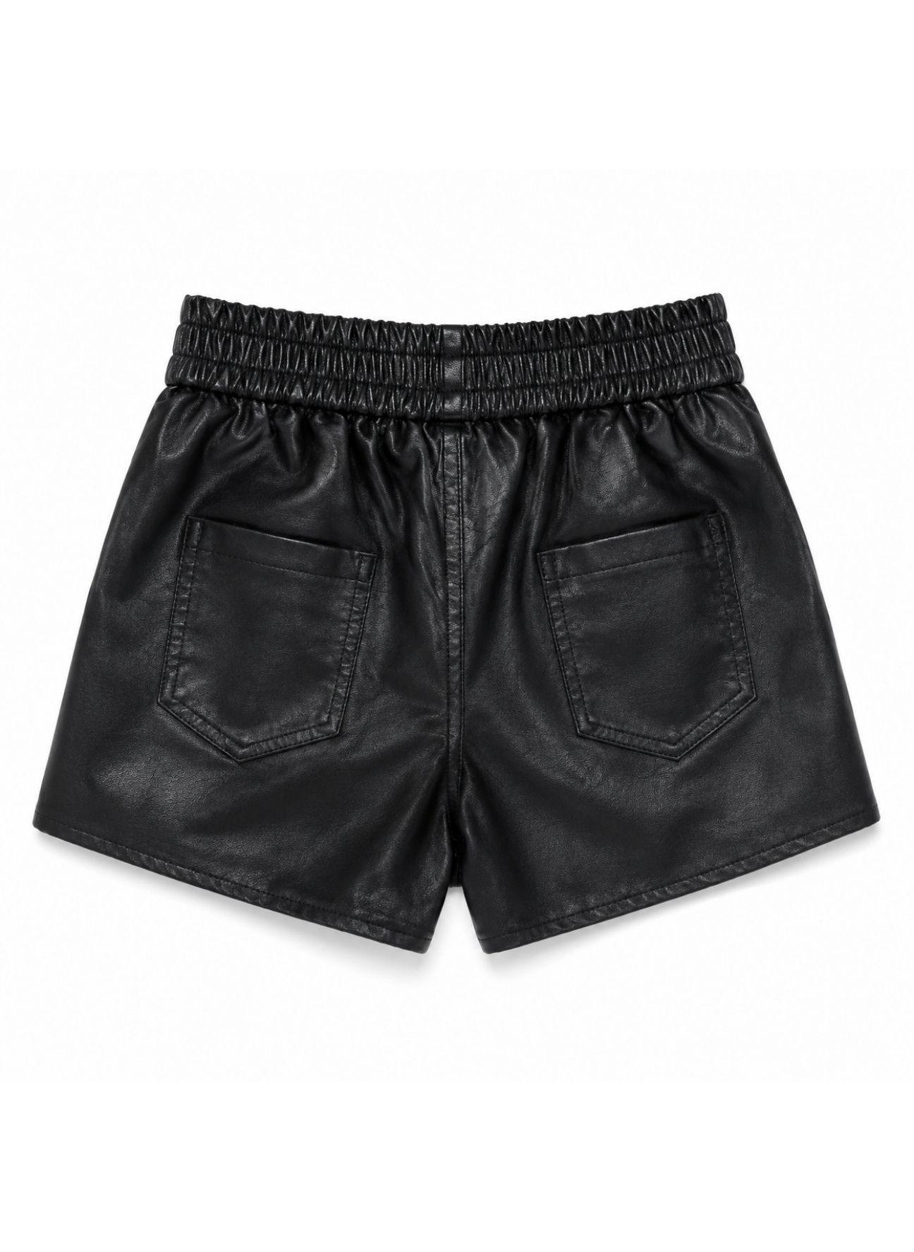 Short Ecocuero Ni a S mil Cuero Con Cord n Ajustable-5