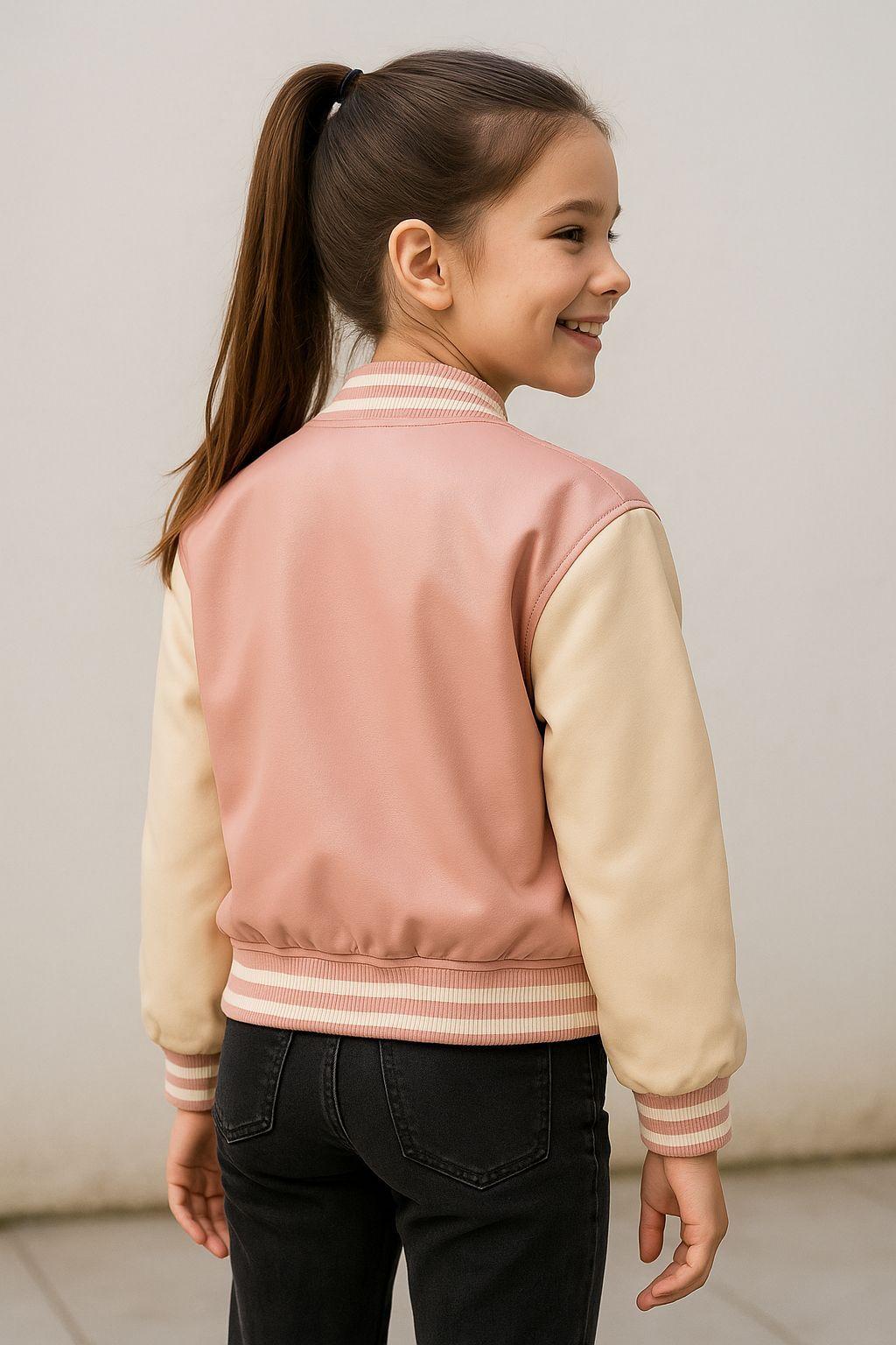 Chaqueta Boomber Varsity Para Niños-2