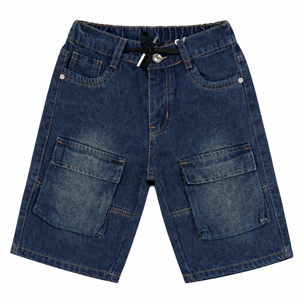 Short Cargo Ni o Con Bolsillos Laterales C modo-4