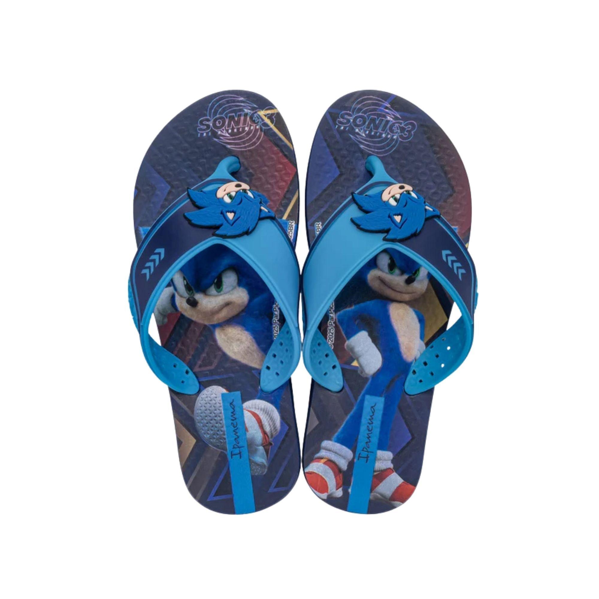 Sandalia Infantil Azul Sonic SpeedRun Ipanema-1
