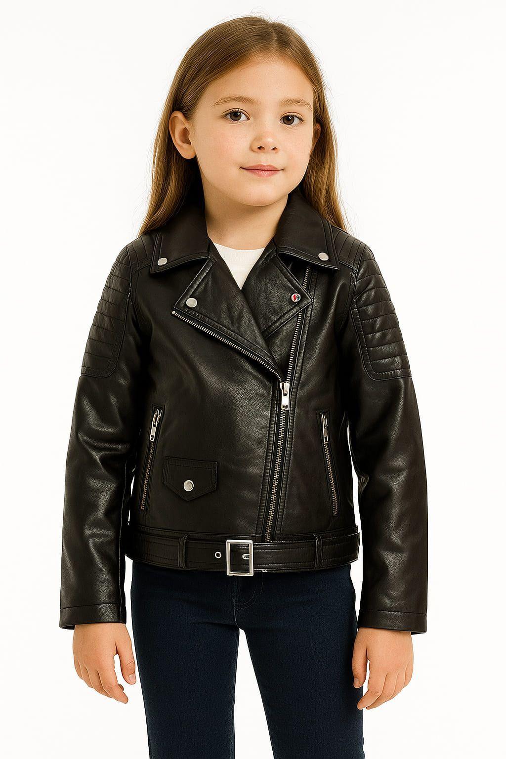 Chaquetas Biker Ecocuero para Niños-1