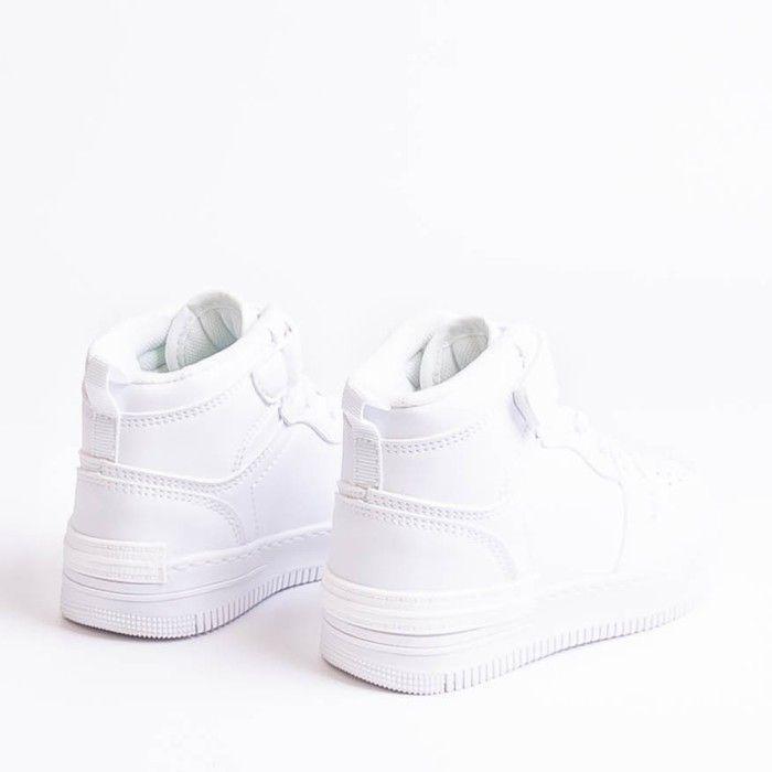 Zapatilla Urbana Unisex Blanco Escolar-2