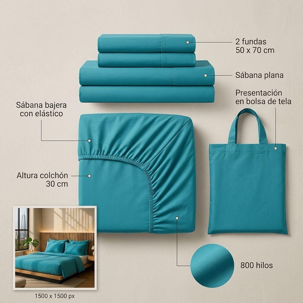 SABANAS 800 HILOS SIGNATURE ROSADO 2 PLAZAS  794-6