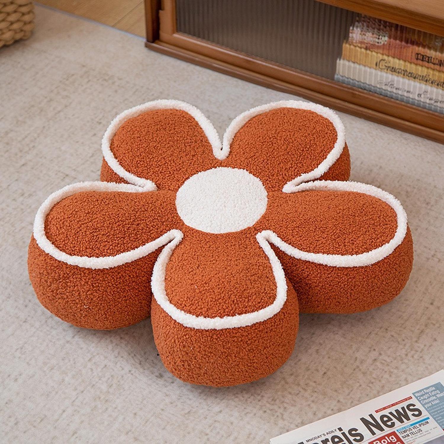 Cojín Flor Suave Y Comodo Para Silla-0