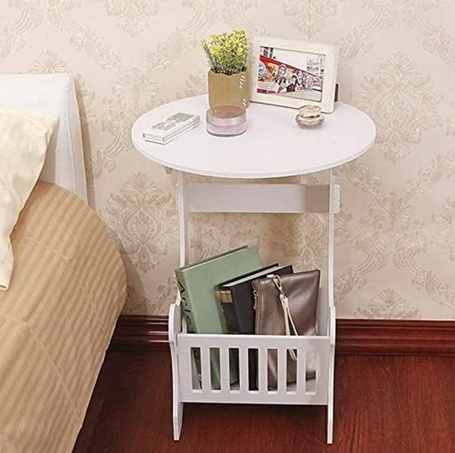 Mini Mesa tipo Mueble Multiusos Blanca - 46cm de Alto-1