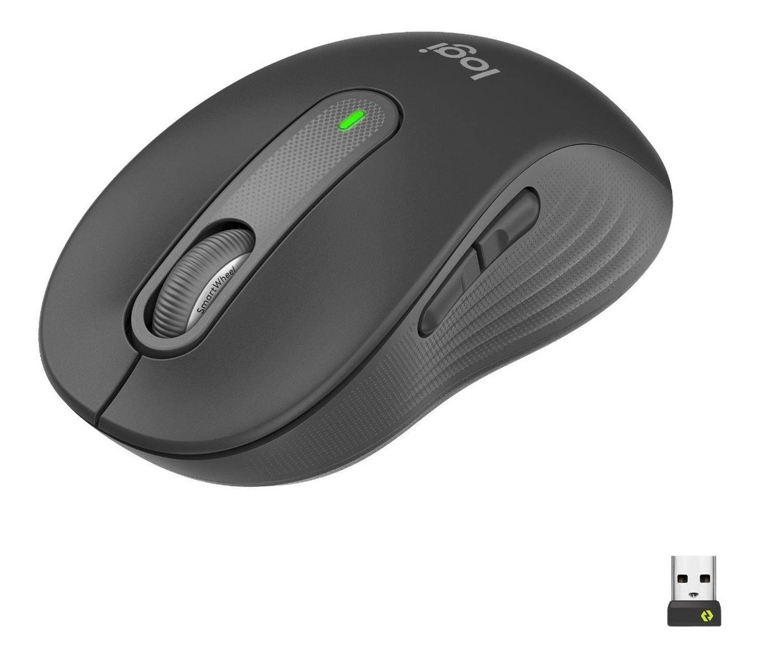 Mouse Inalambrico Logitech Signature M650 Medium Grafito-0