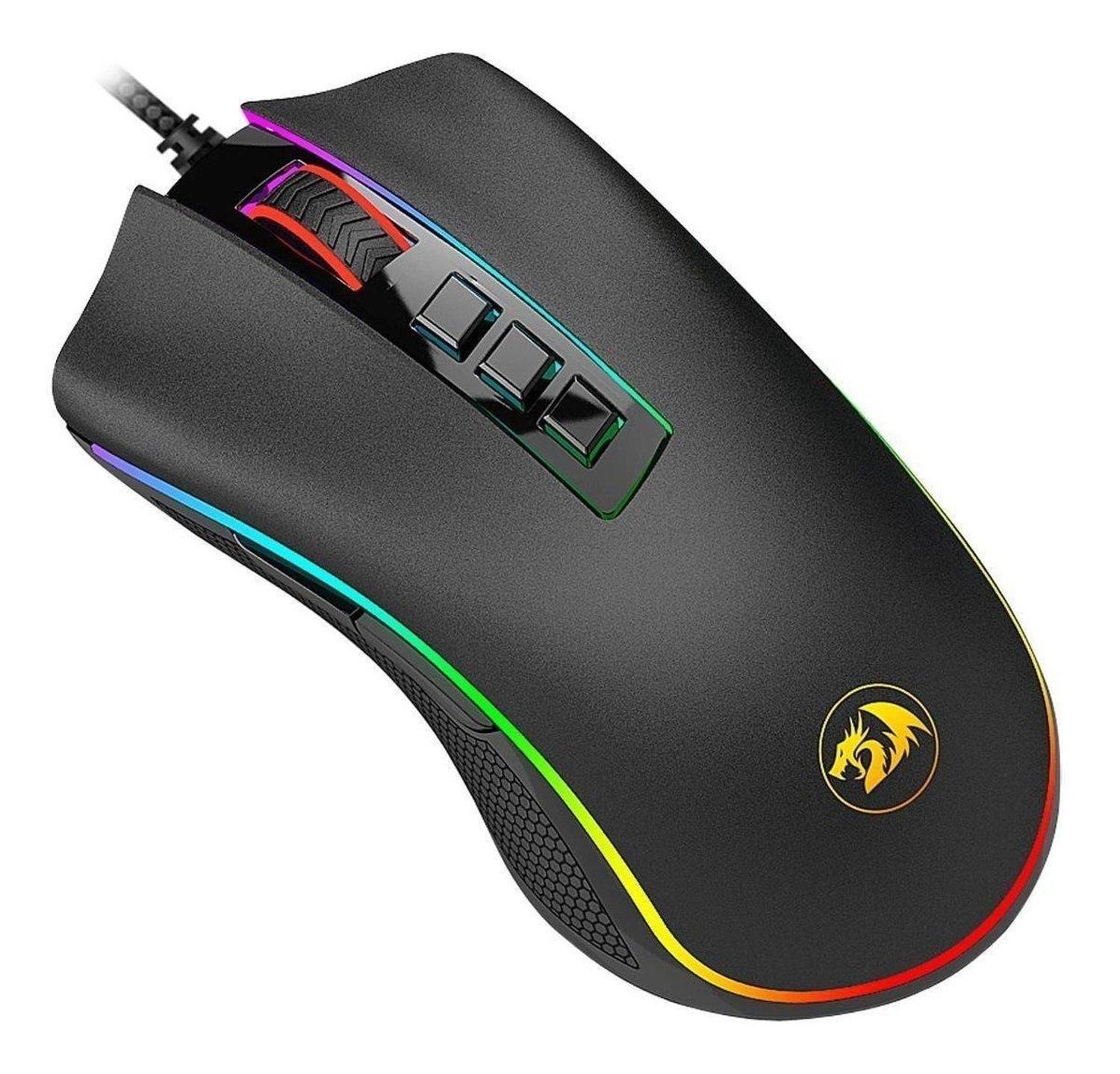 Mouse Gamer De Juego Redragon Cobra Chroma M711 Negro Rgb-0