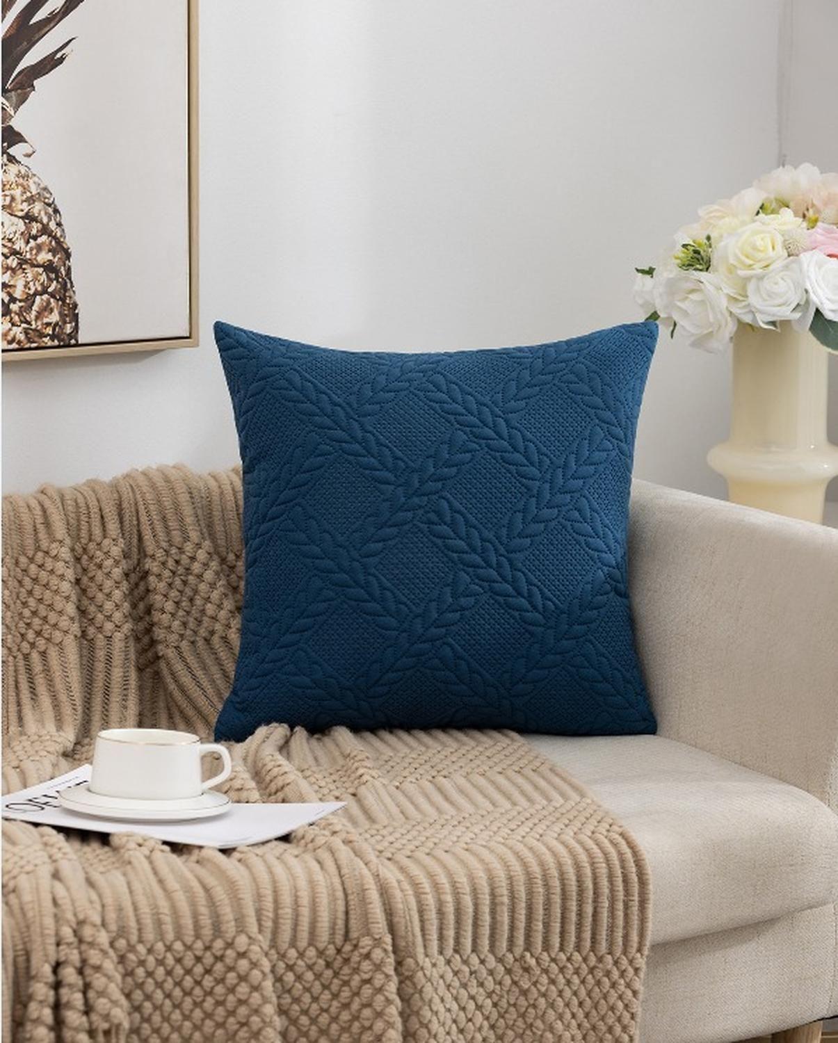Funda Cojin Decorativa Interior-exterior Plush Flores (45X45)-0