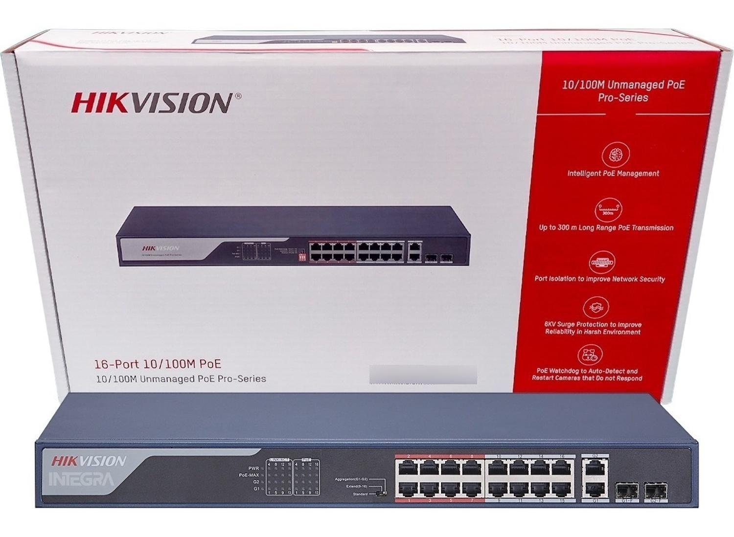 Switch Hikvision Ds-3e0318p-e / Up 230w-1