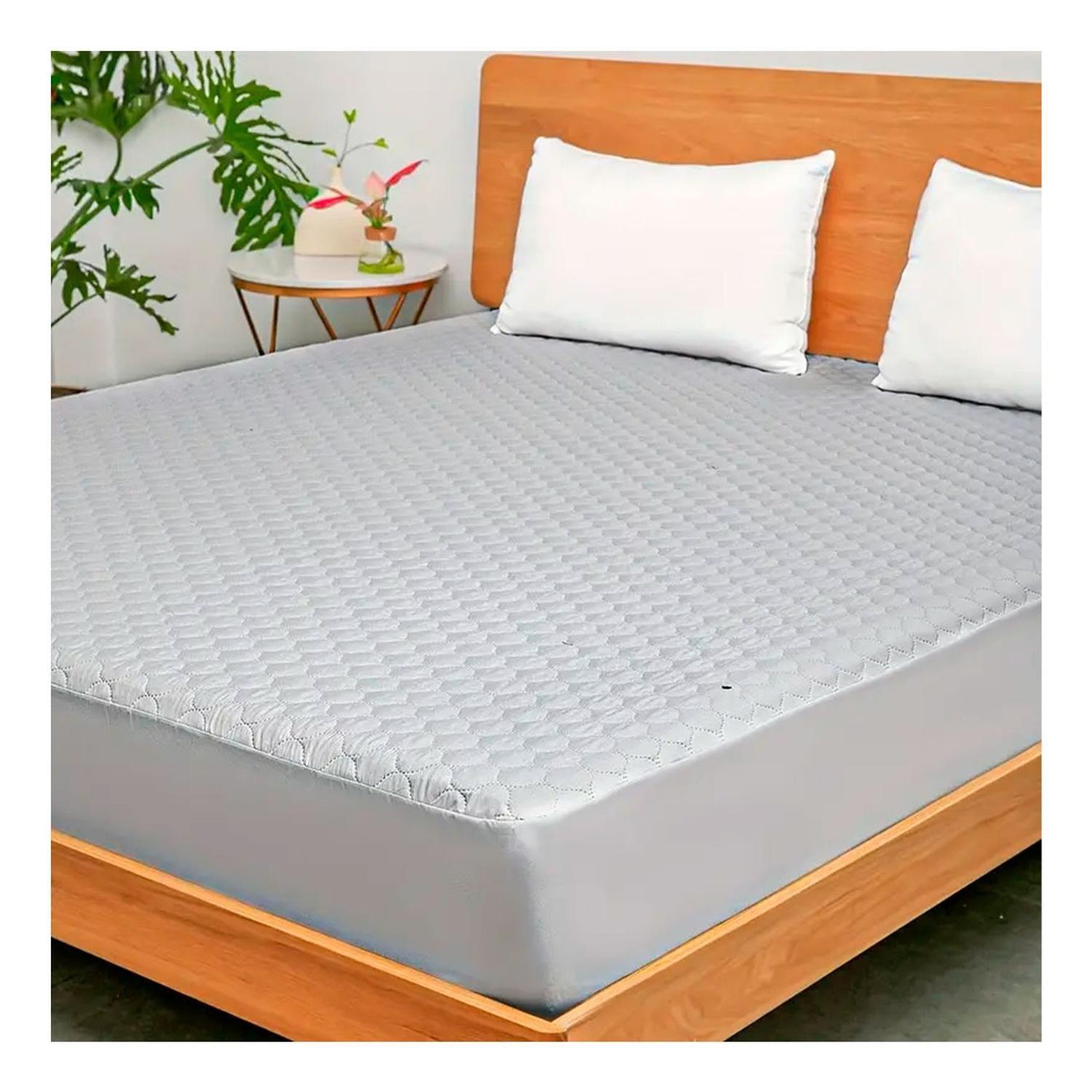 Cubrecolchon Protector Impermeable 2.0 Plazas Colores-0