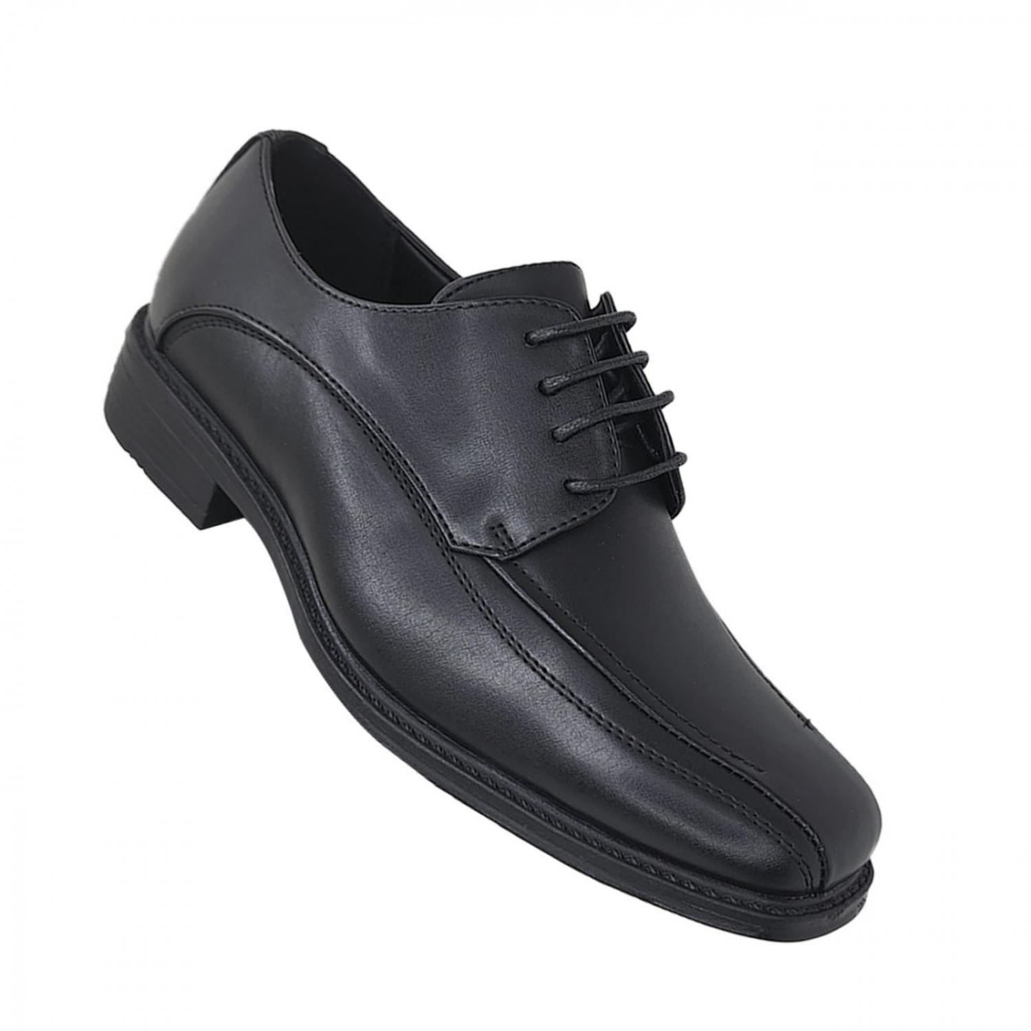 Zapato Formal de Vestir con Cordon Adolecentes 3215 Negro-0