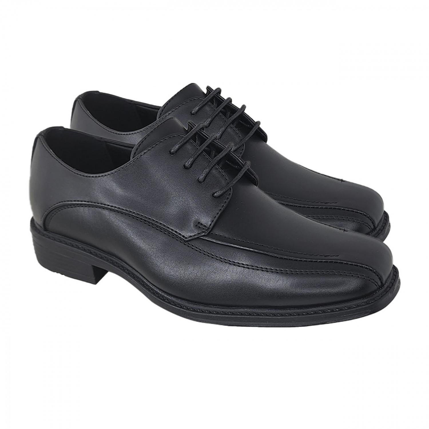 Zapato Formal de Vestir con Cordon Adolecentes 3215 Negro-1