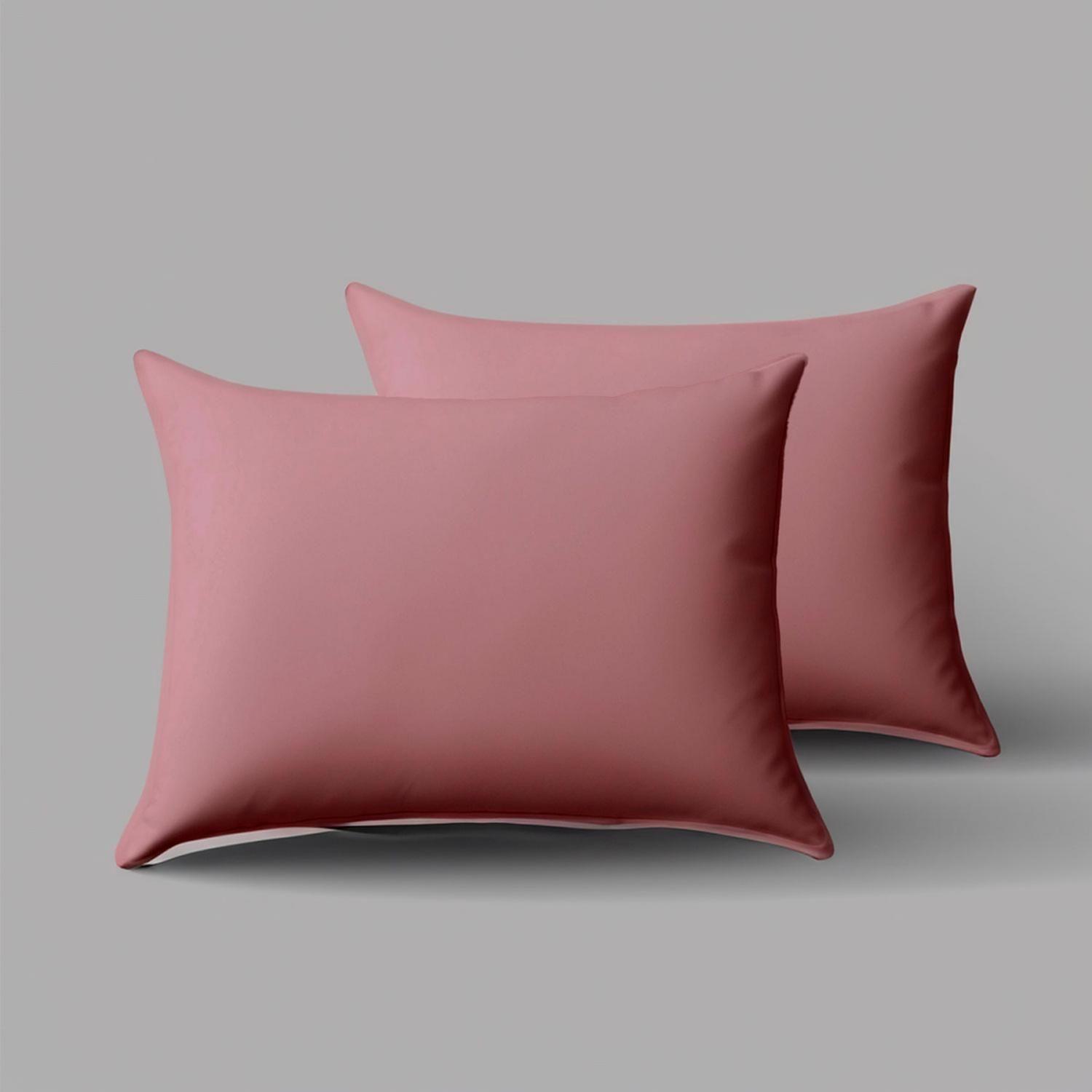 Pack de Almohada 70x40 cm Comodidad para un Sueño Reparador Rosa Palo-1