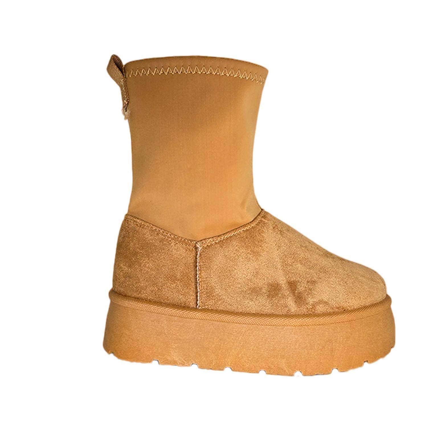 Botas con Plataforma Para Invierno calentitas De Mujer-0