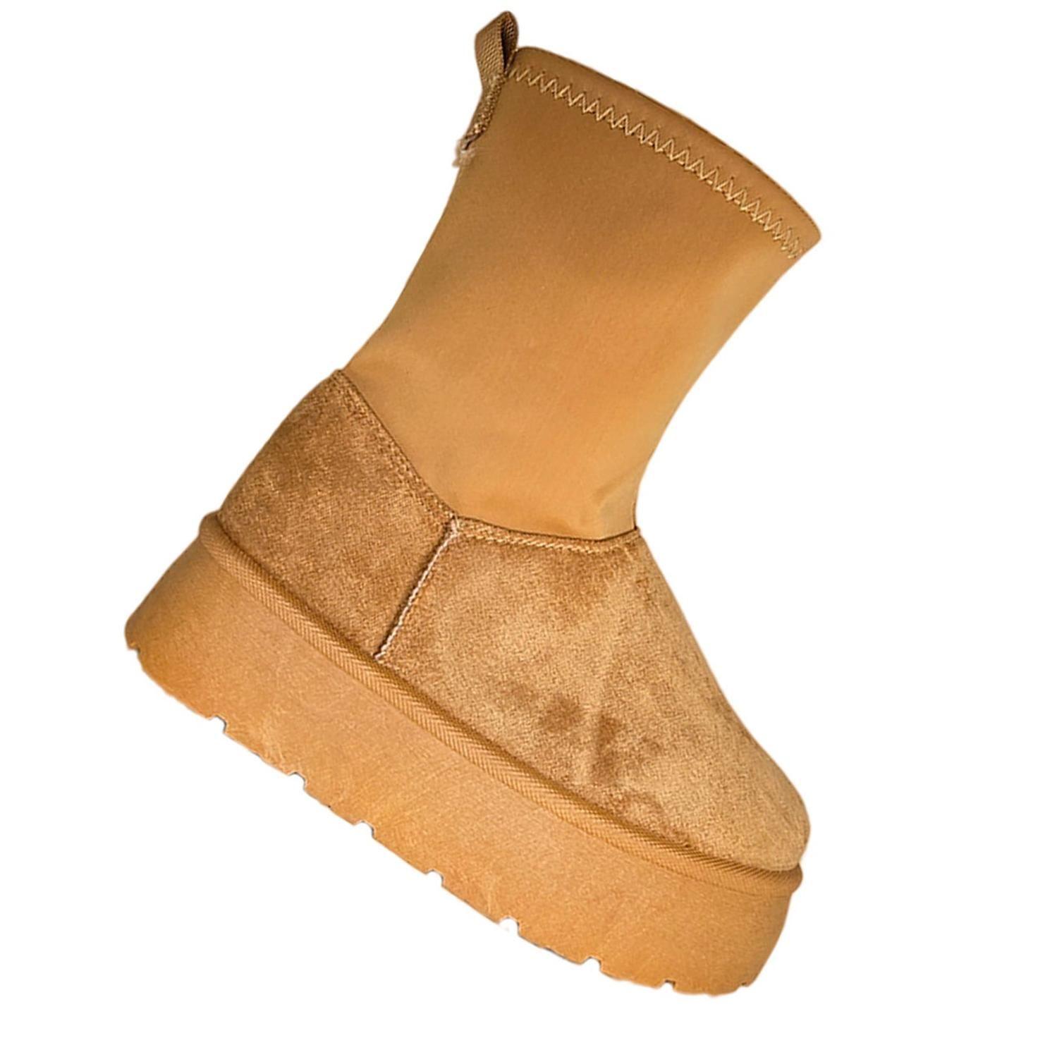 Botas con Plataforma Para Invierno calentitas De Mujer-2