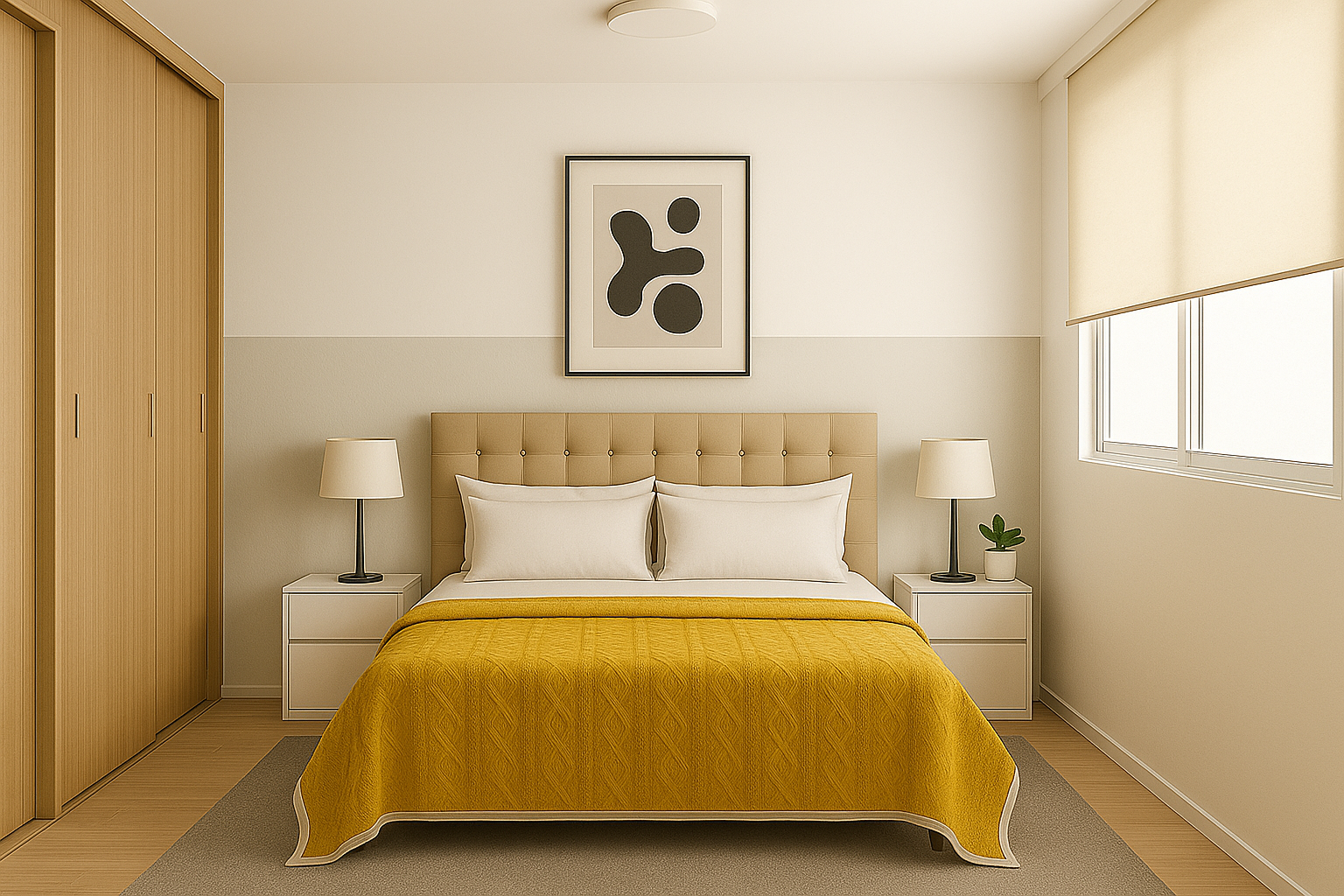 Manta Sherpa amarilla diseño geométrico 160x220 ultra suave cama sofá-4