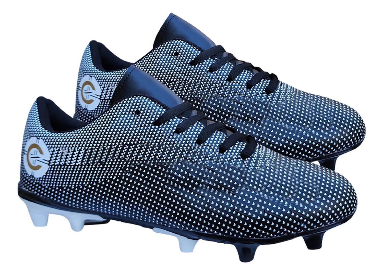 Zapatos Futbol Adulto Full Grass Moda Deportiva Negro 3253-2